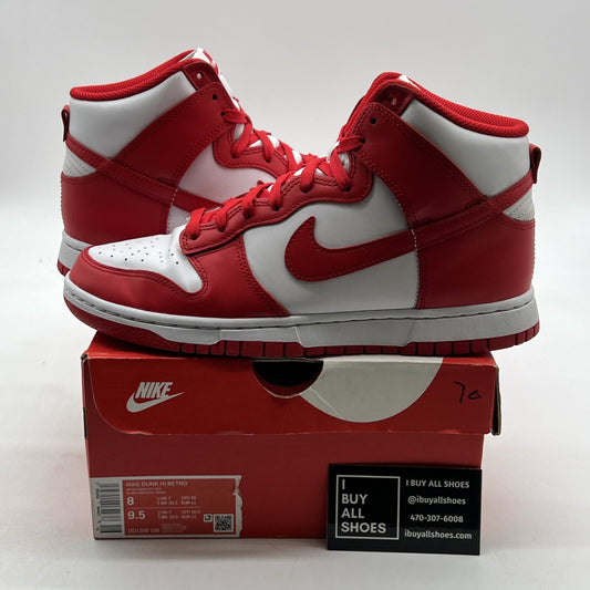 Size 8 - Nike Dunk High Championship Red (DD1399-106)