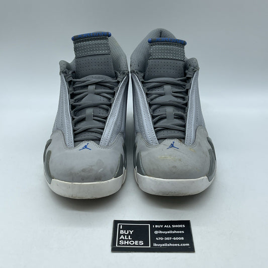 Size 10.5 - Air Jordan 14 Retro Wolf Grey (487471-004)