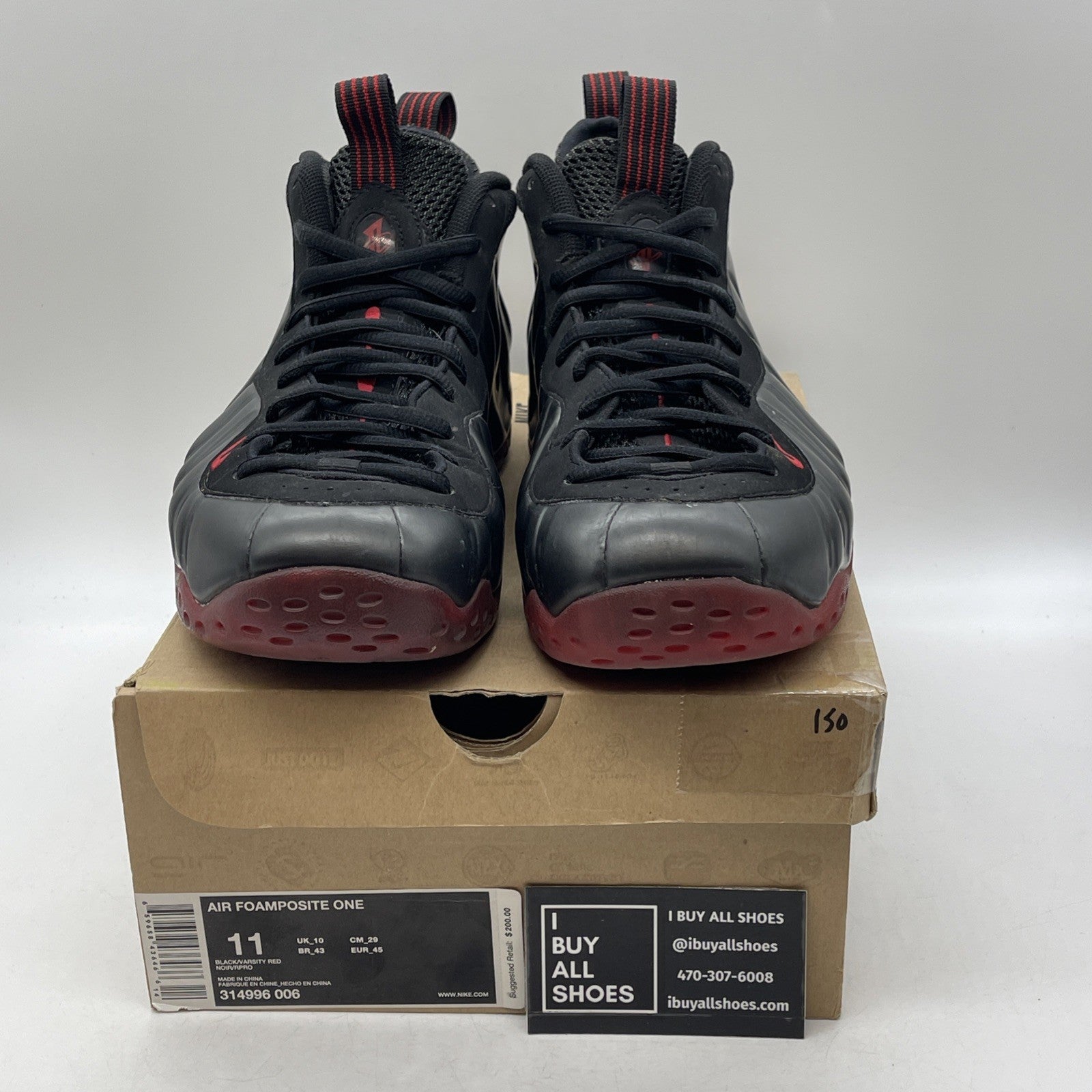 Size 11 - Nike Air Foamposite One 2010 Cough Drop (314996-006)