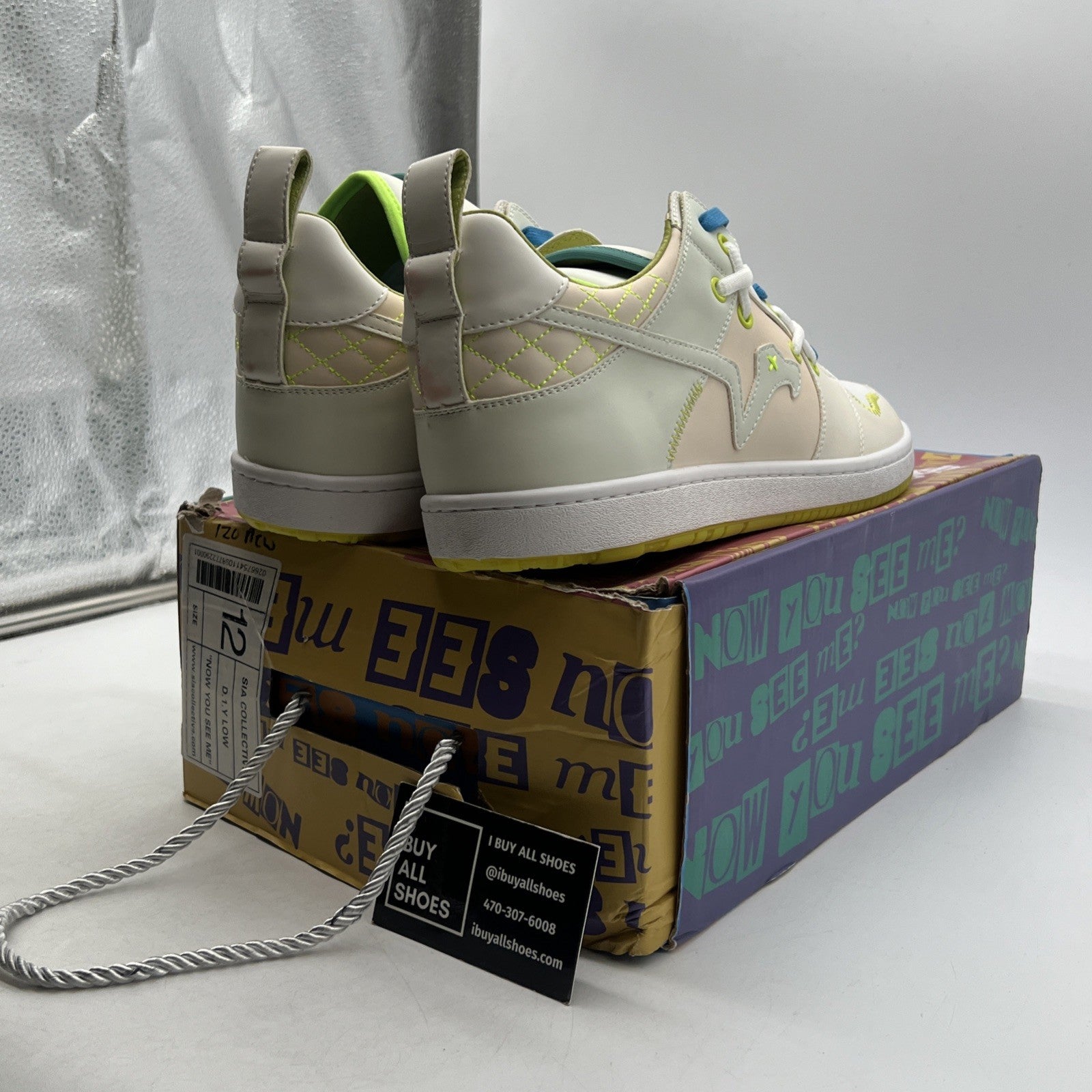 Size 12 - SIA Collective “Now You See Me” D.1.Y. Low Shoes Beige