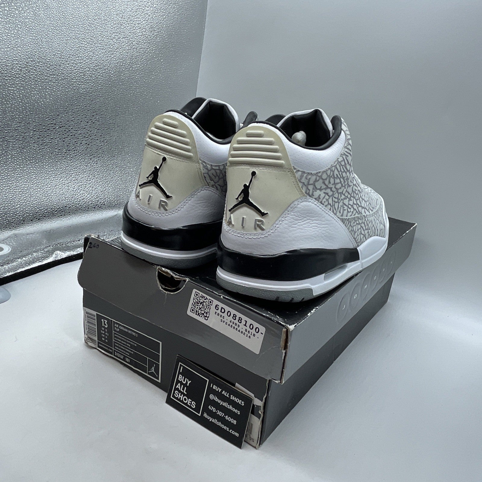 Size 13 - Air Jordan 3 Retro Flip (315767-101)
