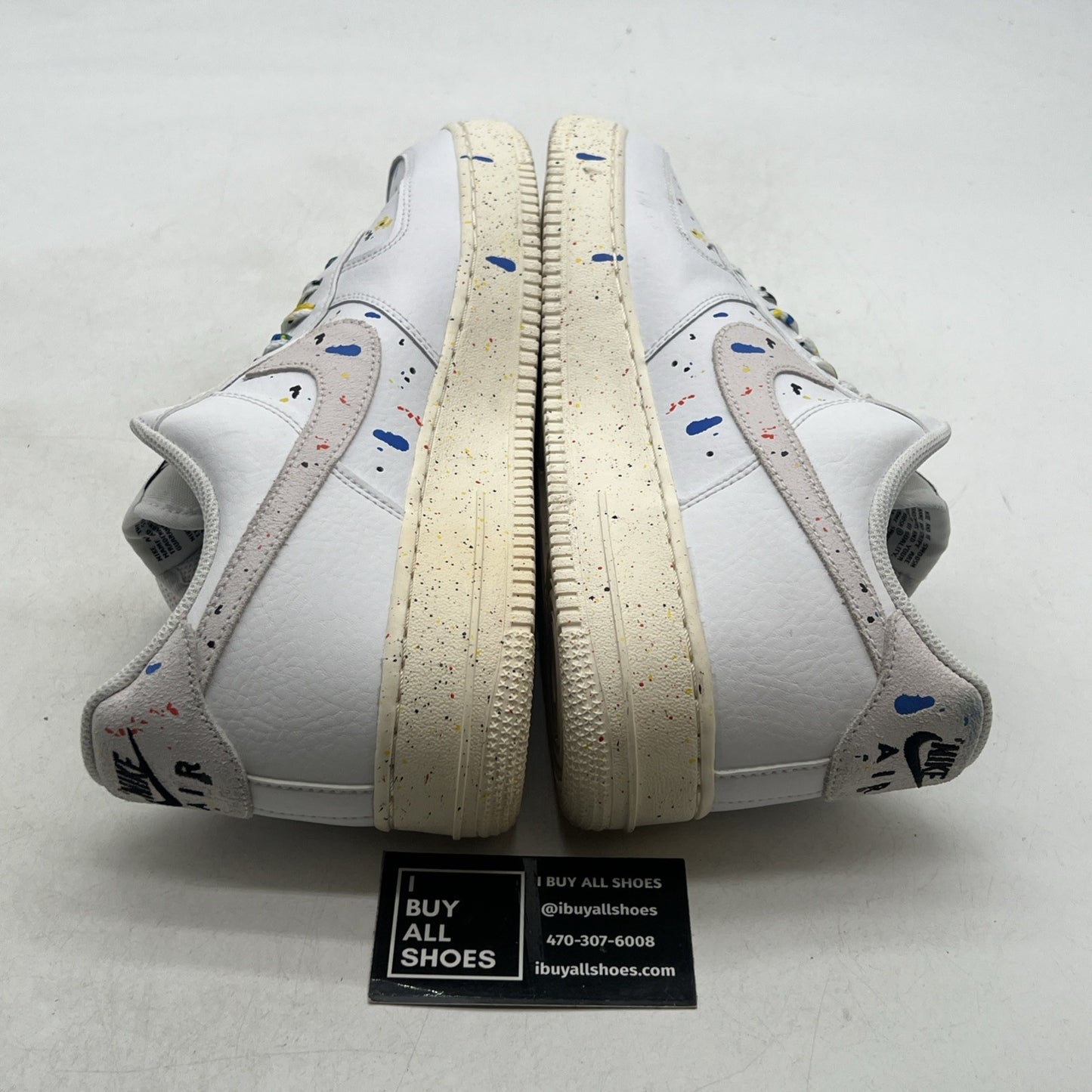 Size 10.5 - Nike Air Force 1 '07 LV8 Paint Splatter (CZ0339-100)