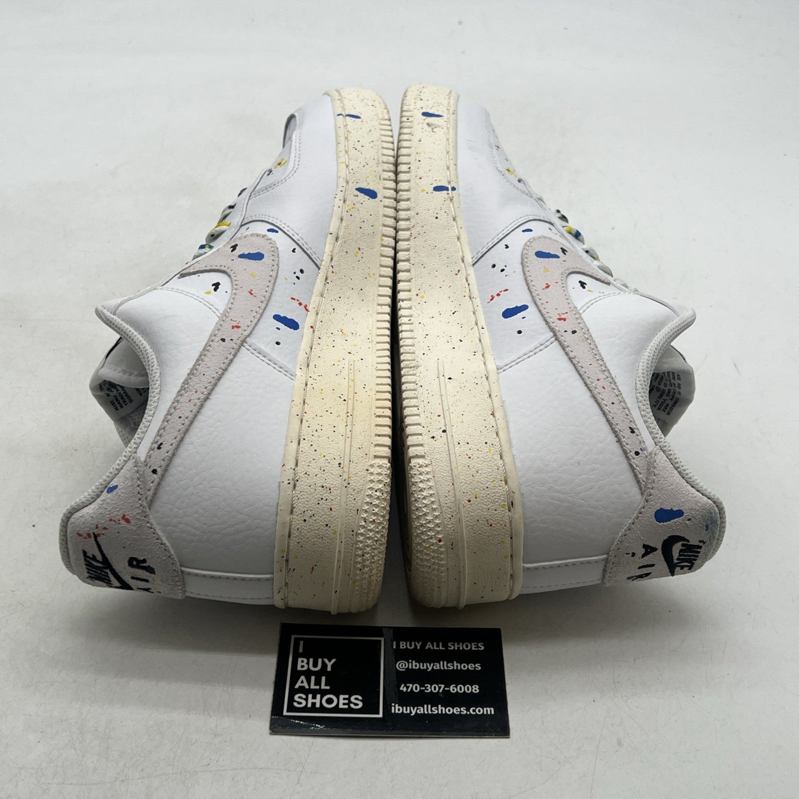 Size 10.5 - Nike Air Force 1 '07 LV8 Paint Splatter (CZ0339-100)
