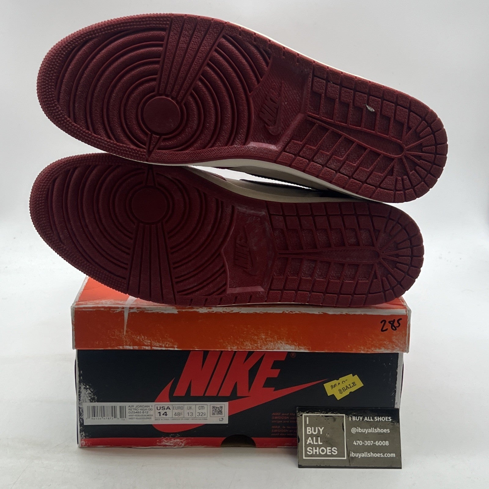 Size 14 -Air Jordan 1 Retro High OG Chicago Reimagined Lost & Found (DZ5485-612)