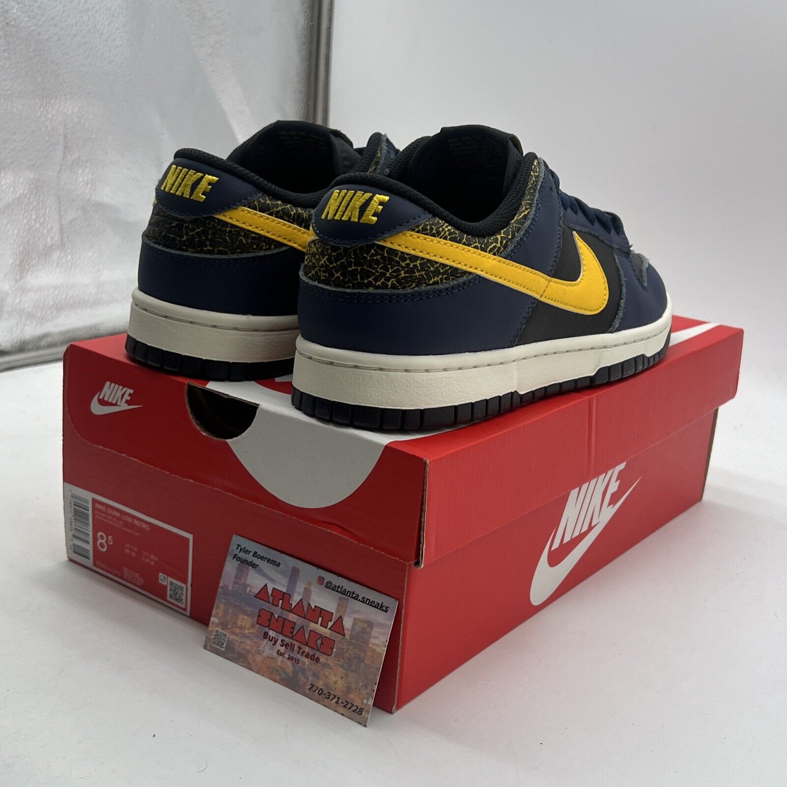 Size 8.5 - Nike Dunk Low Vintage Michigan (FZ4014-010)