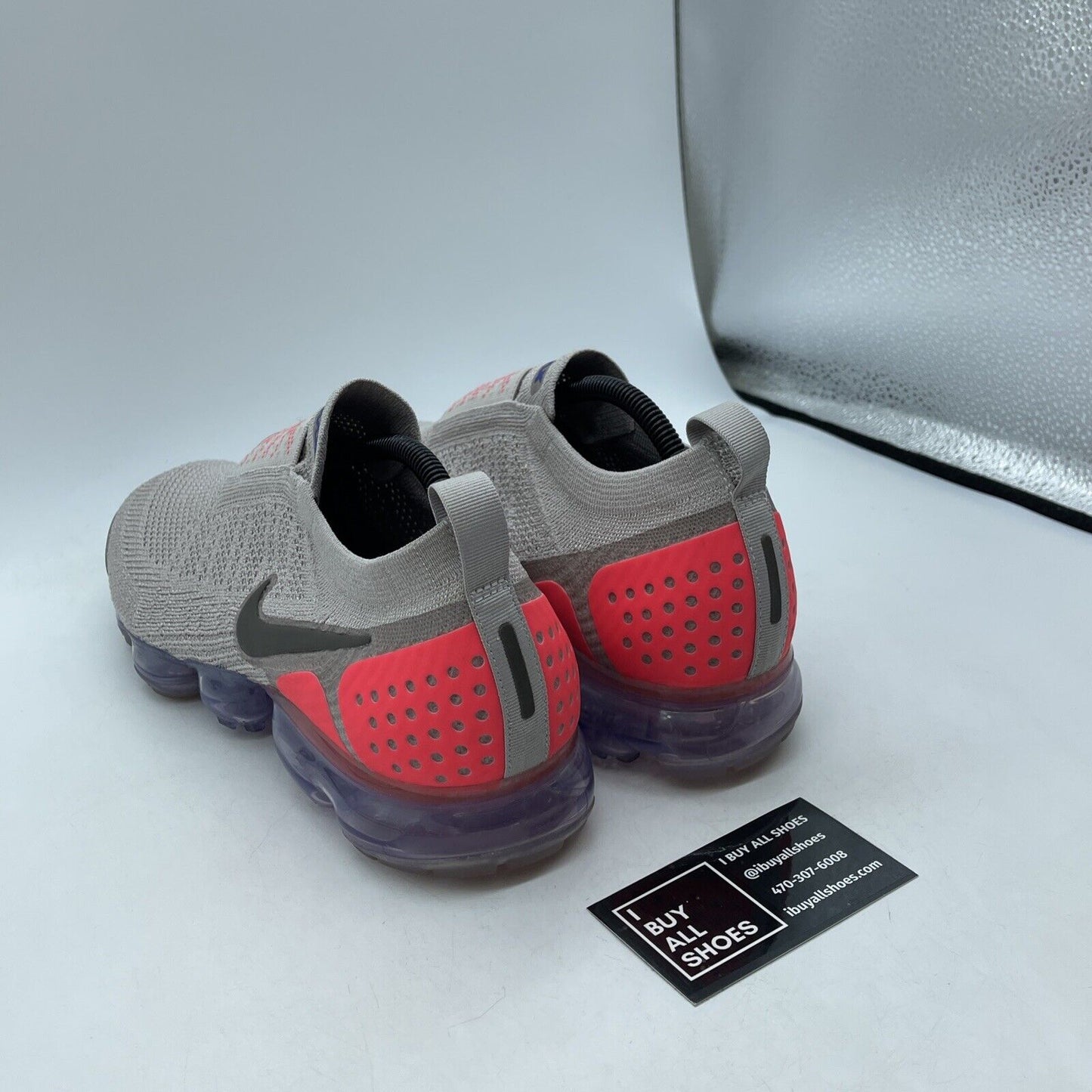 Size 11 - Nike Air VaporMax Moc 2 Moon Particle Grey Pink Suede (AH7006-201)