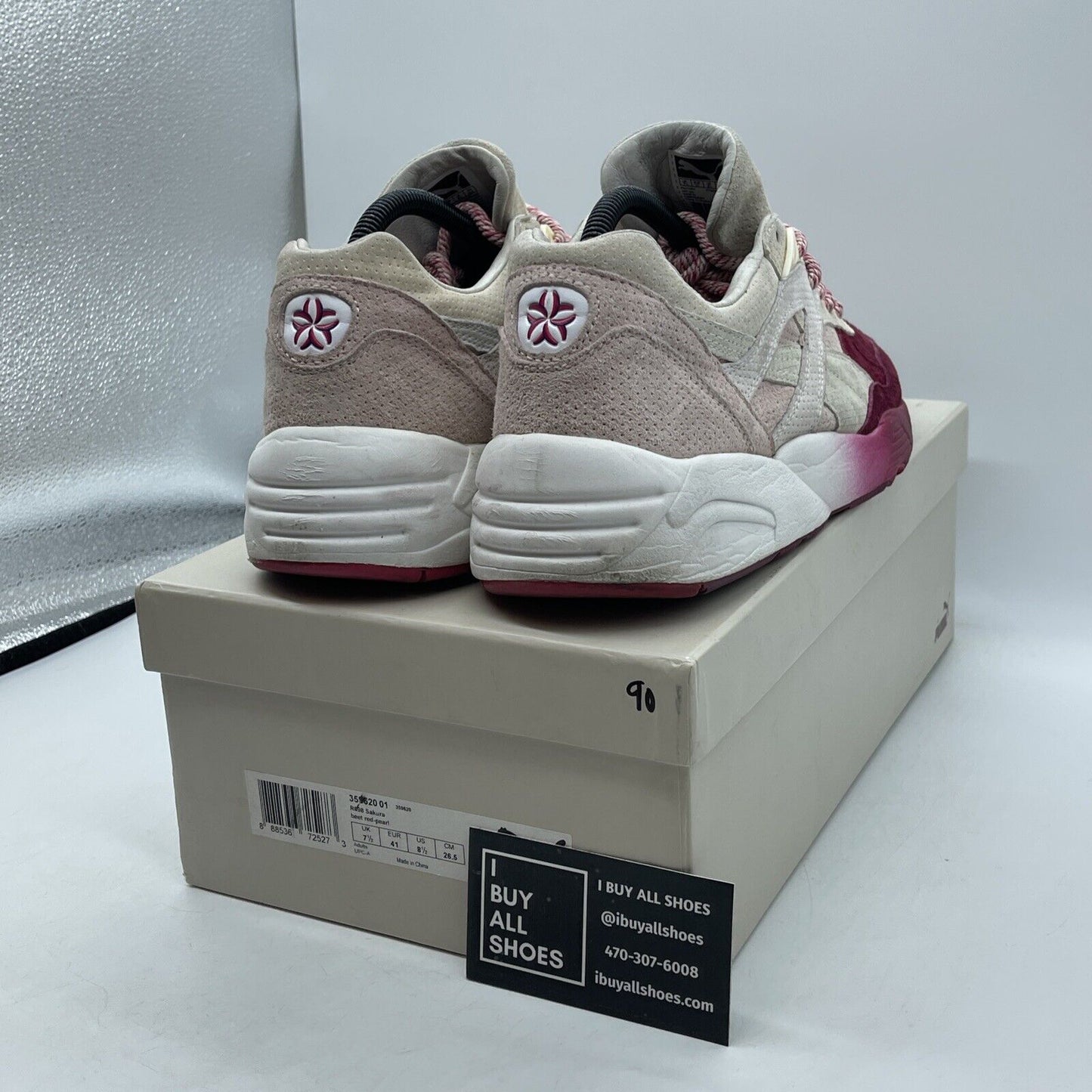 Size 8.5 - PUMA Ronnie Fieg x R698 Sakura pink Brown Suede (359620-01)