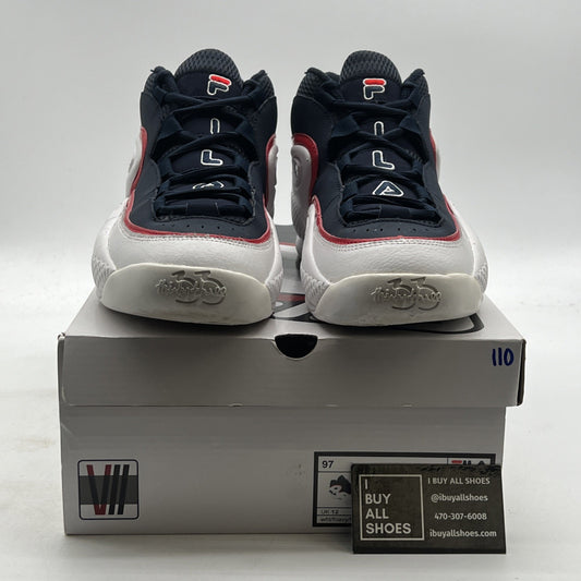 Size 13 - Fila 1997 Grant Hill 3 Navy Blue Detroit Pistons (1VB90113-127)