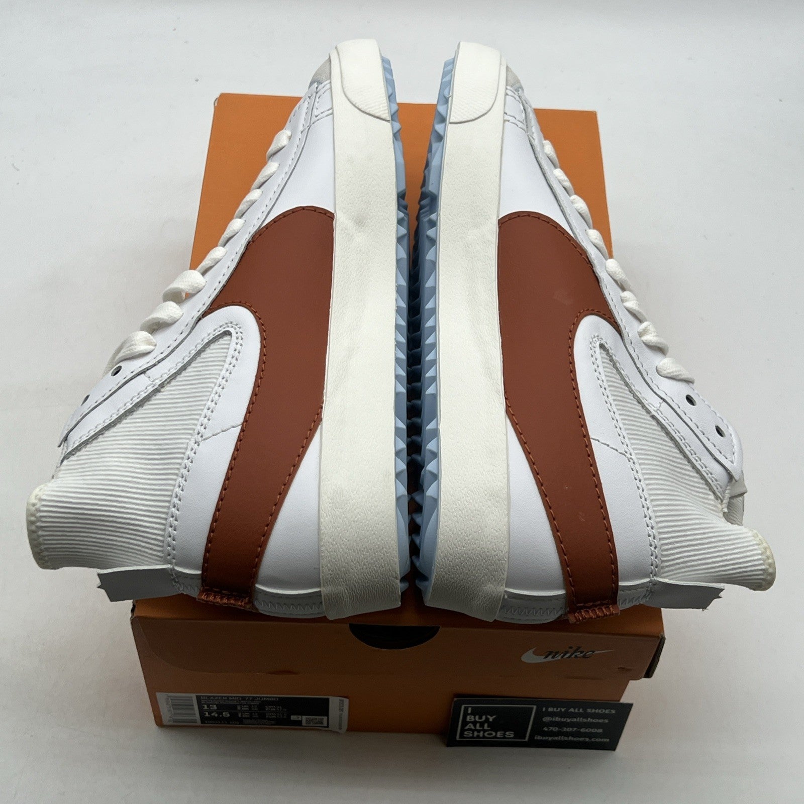 Size 13 - Nike Blazer '77 Jumbo Mid Dark Russet (DD3111-101)