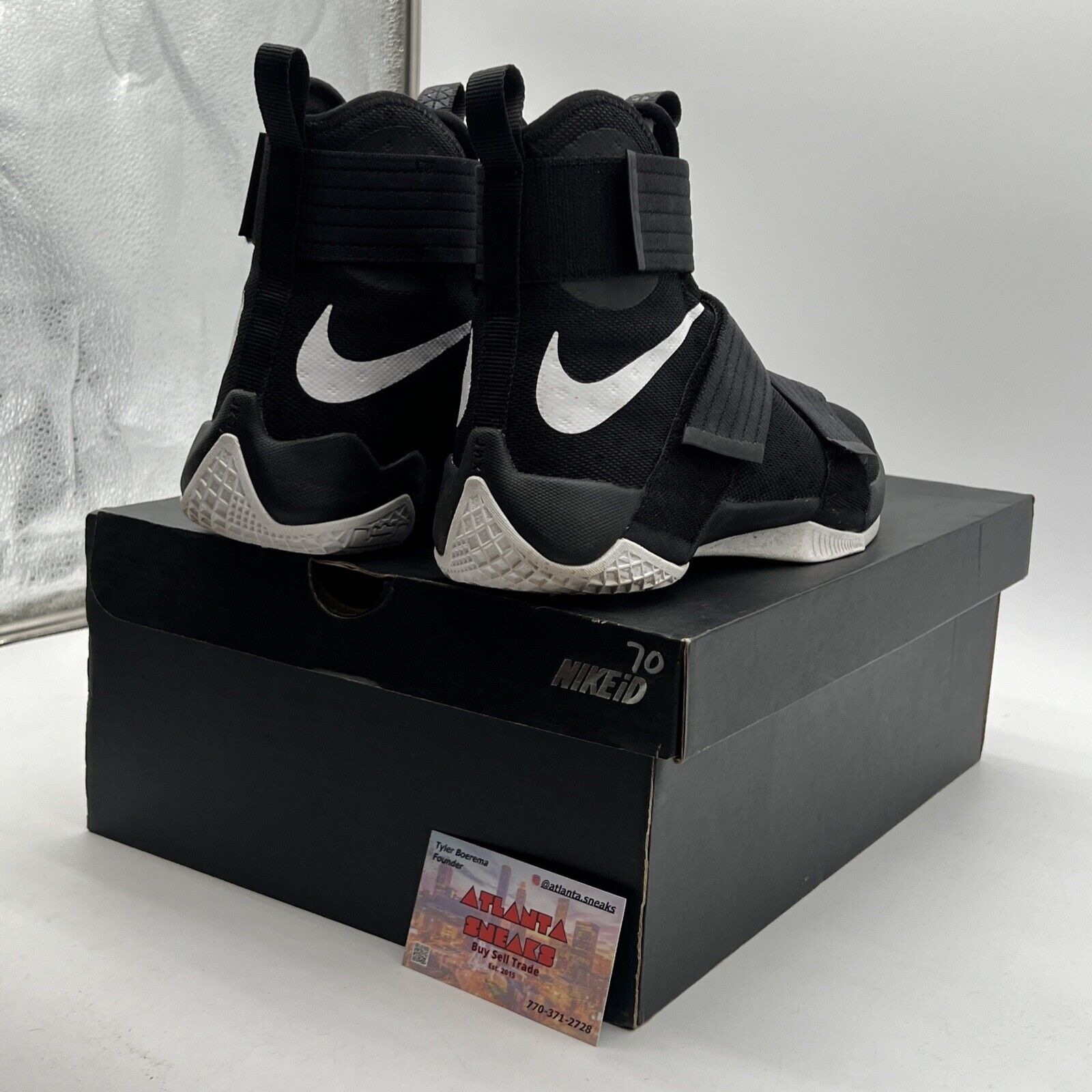 Size 9.5 - NIKE iD By You ZOOM AIR LEBRON SOLDIER