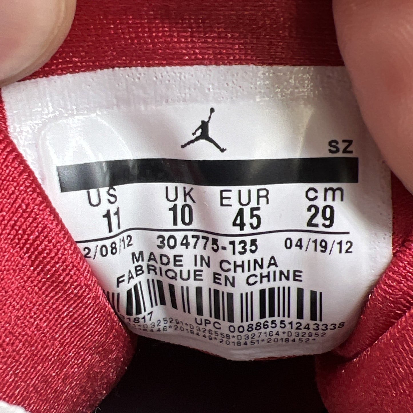 Size 11 - Air Jordan 7 Retro 2012 Olympic (304775-135)