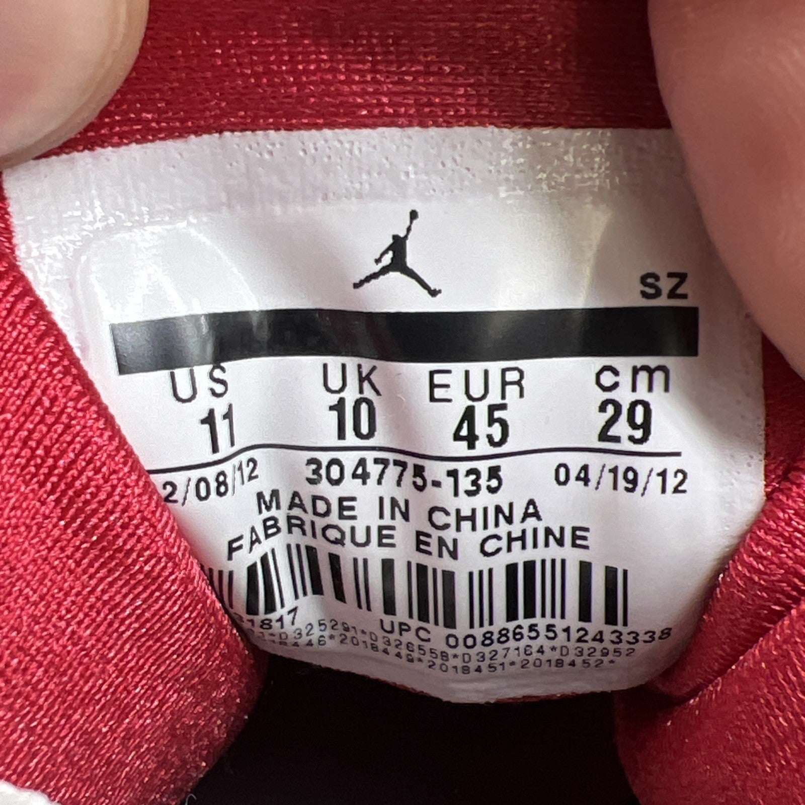 Size 11 - Air Jordan 7 Retro 2012 Olympic (304775-135)