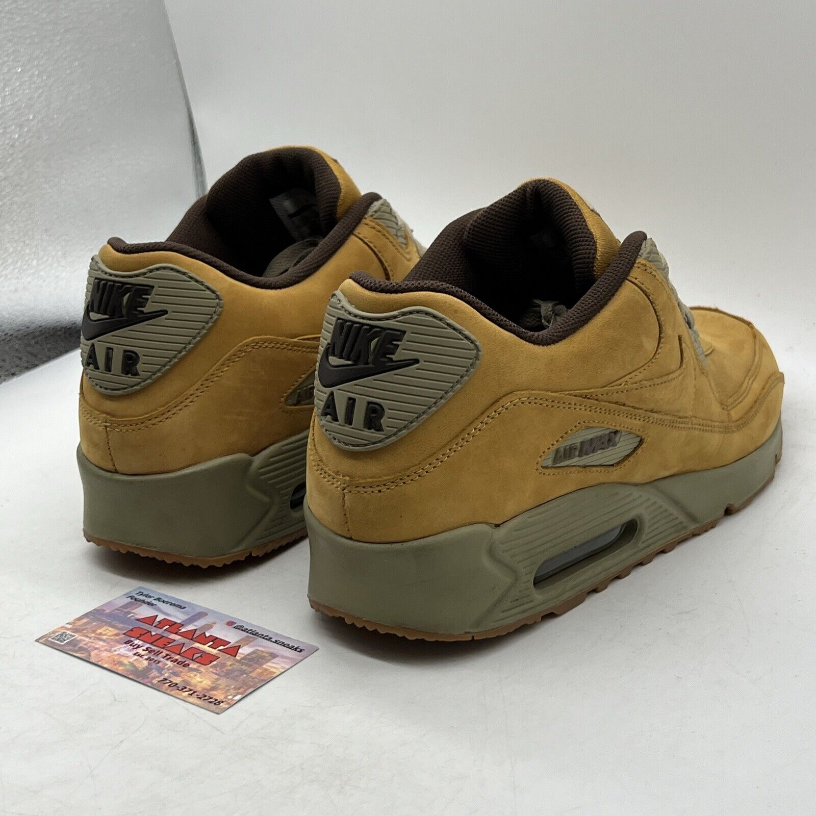 Size 11.5 - Nike Air Max '90 Winter Premium Brown Suede Green (683282-700)