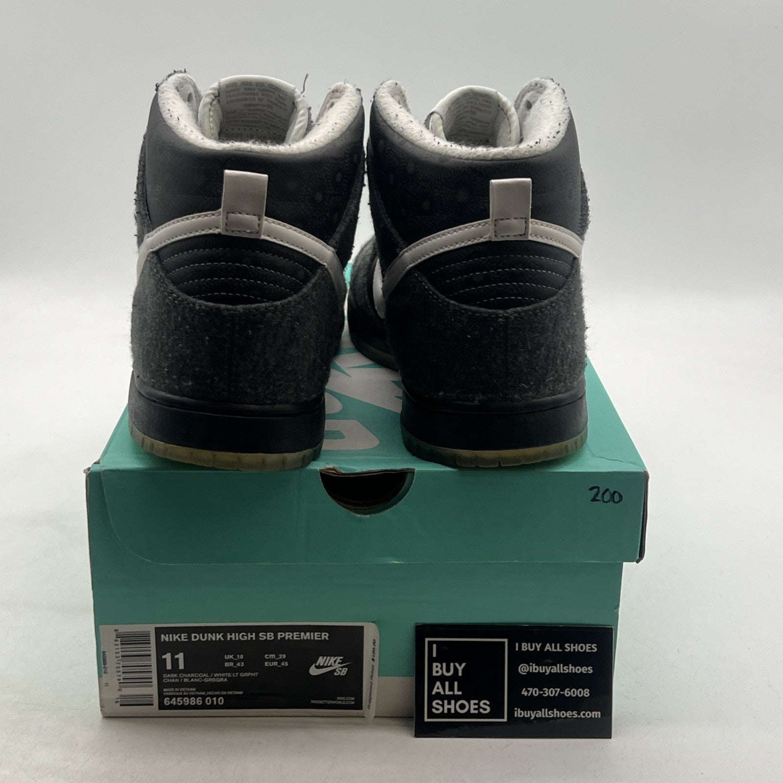 Size 11 - Nike Dunk SB Premier High Petoskey (645986-010)