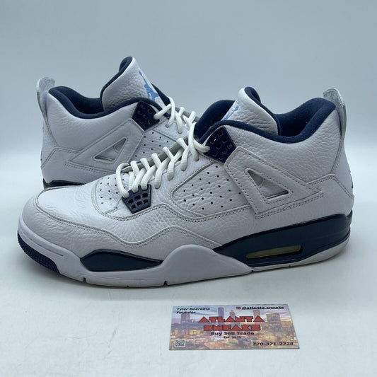 Size 11 - Air Jordan 4 Retro LS Columbia Blue White Leather (314254-107)