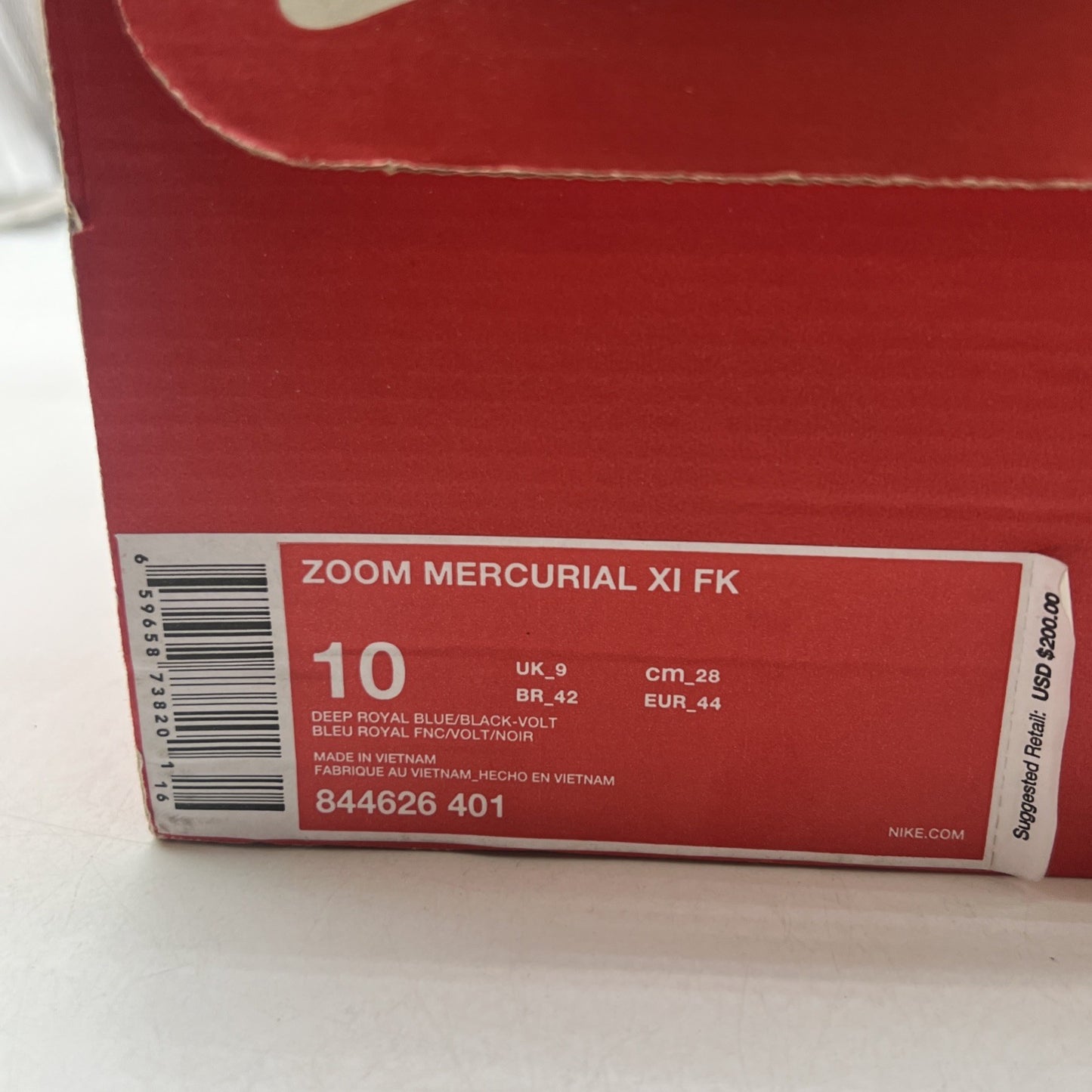 Size 10 - Nike Zoom Mercurial Flyknit Deep Royal Blue (844626-401)