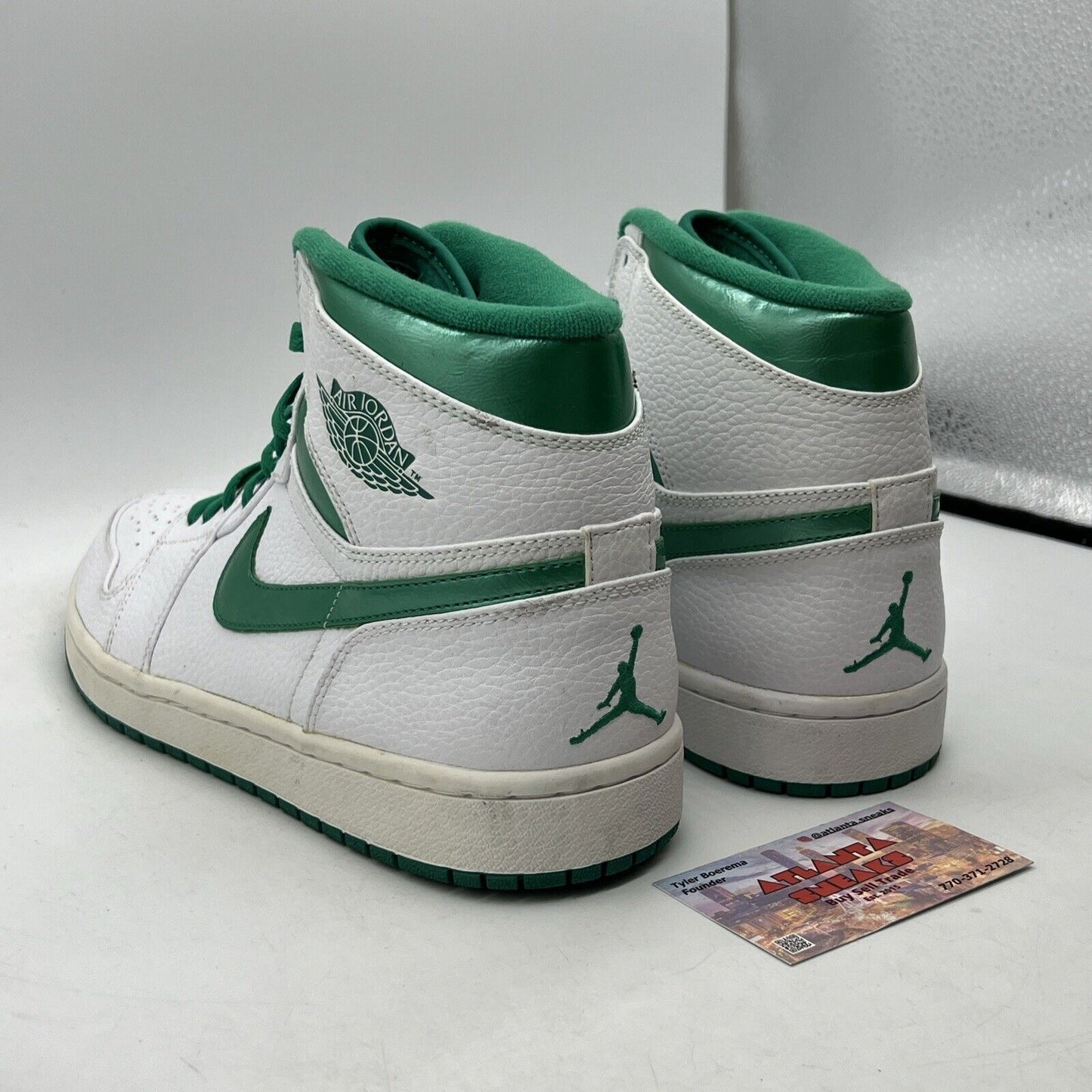 Size 12 - Air Jordan 1 Retro High Do The Right Thing Green Leather (332550-131)