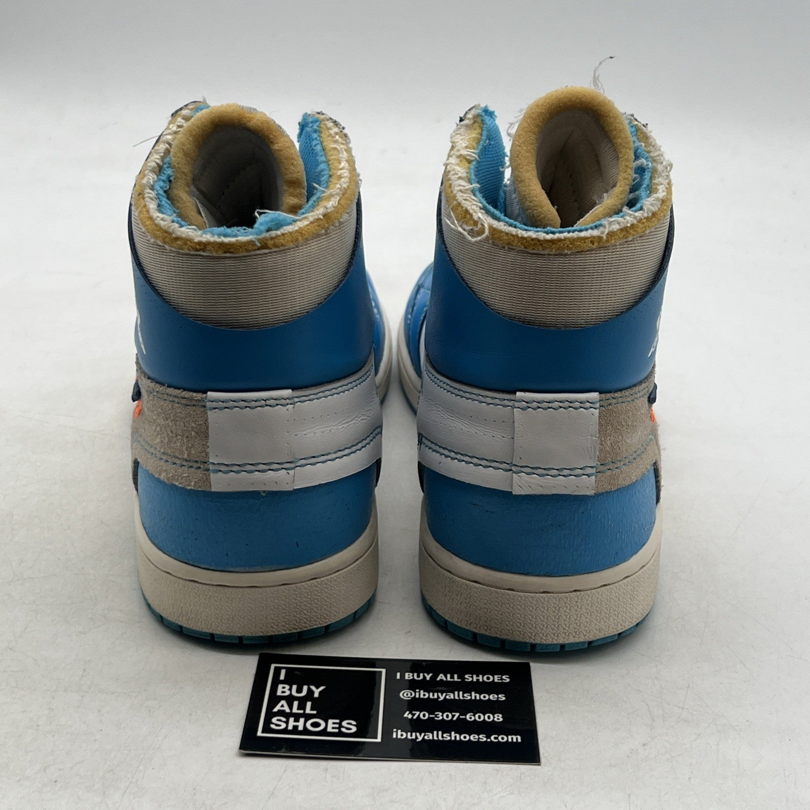 Size 10.5 - Air Jordan 1 Retro OG x Off-White High UNC (AQ0818-148)
