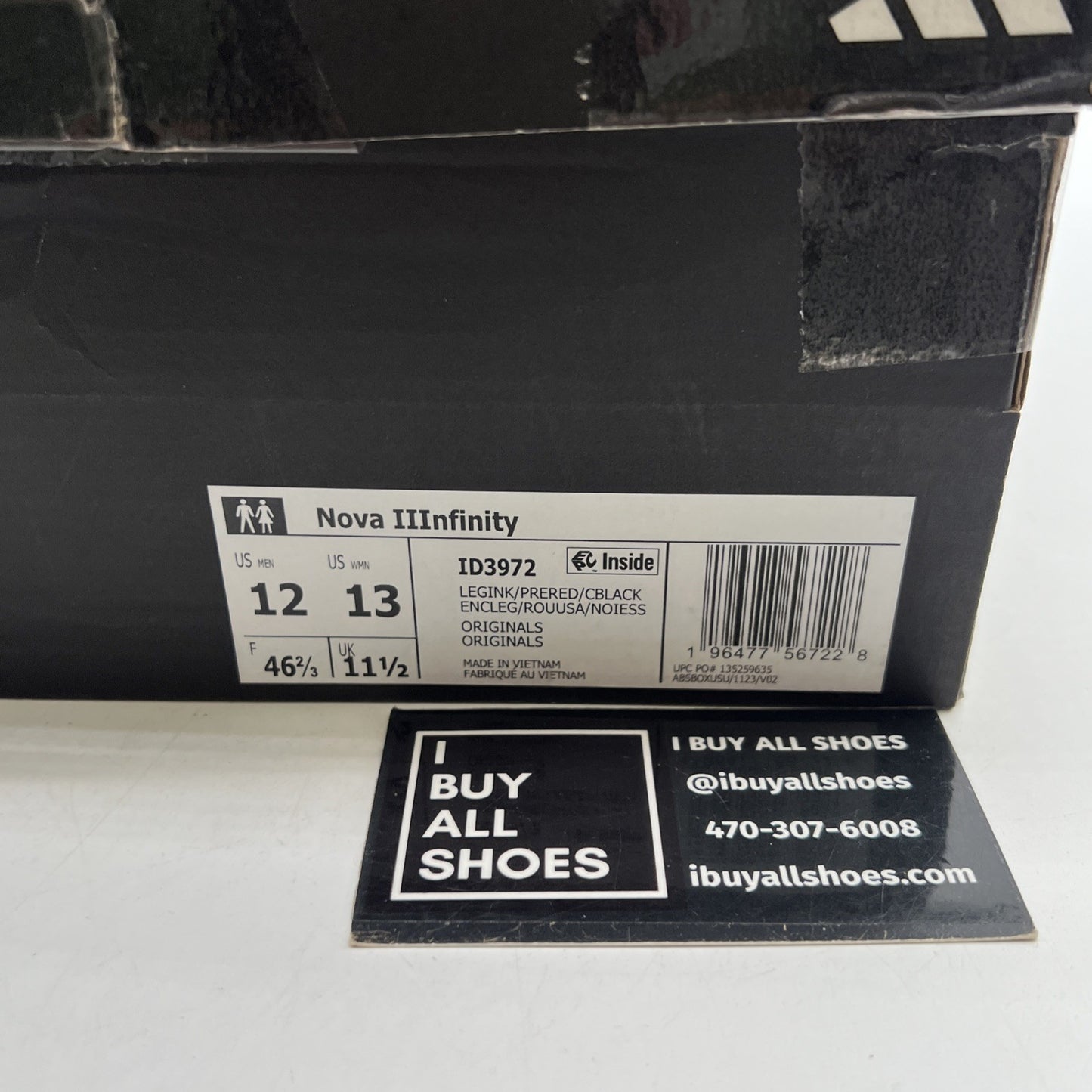 Size 12 - adidas Crazy IIInfinity 130 'Legend Ink' (ID3972)