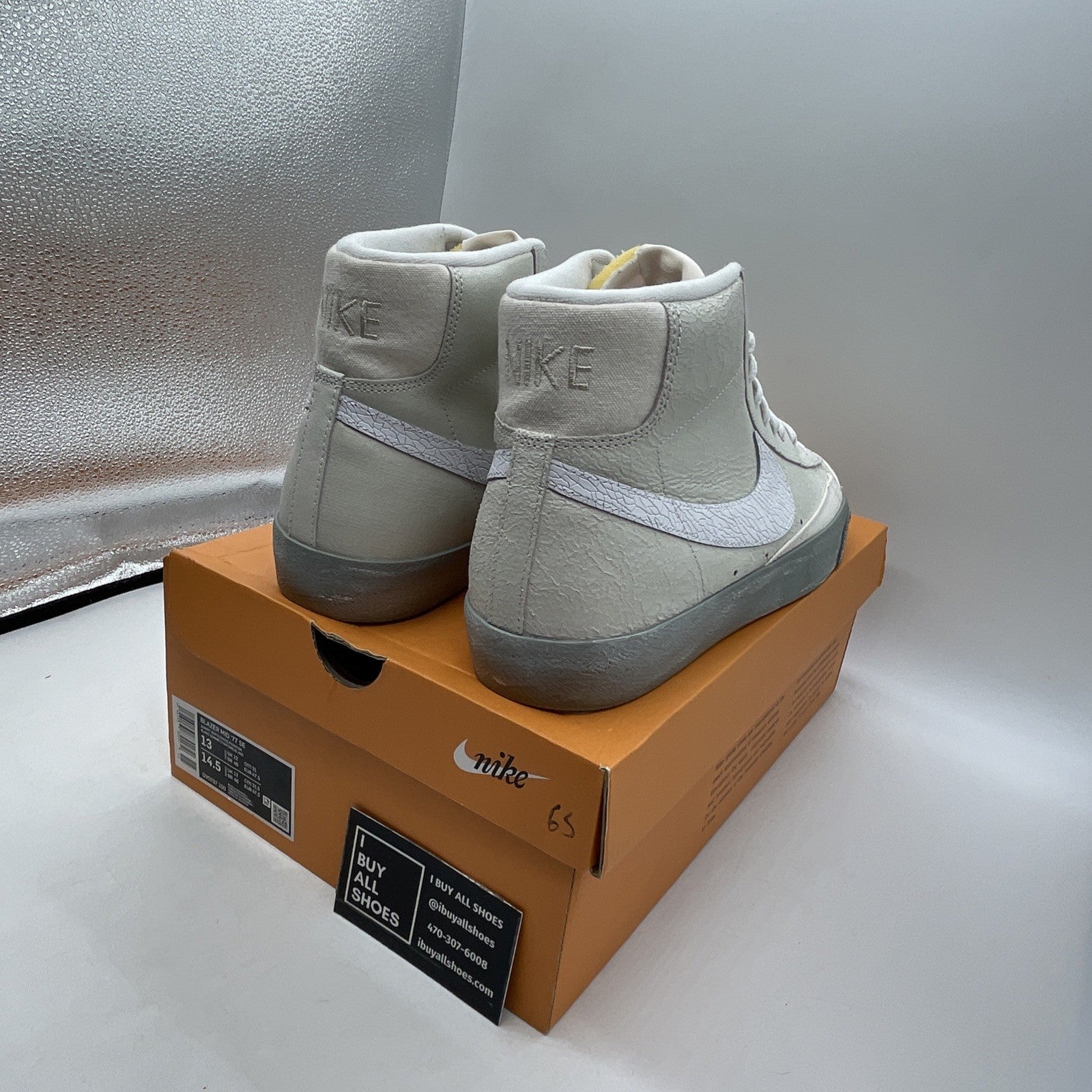 Size 13 - Nike Blazer '77 EMB Mid All-Star - Salt Flats (DV0797-100)
