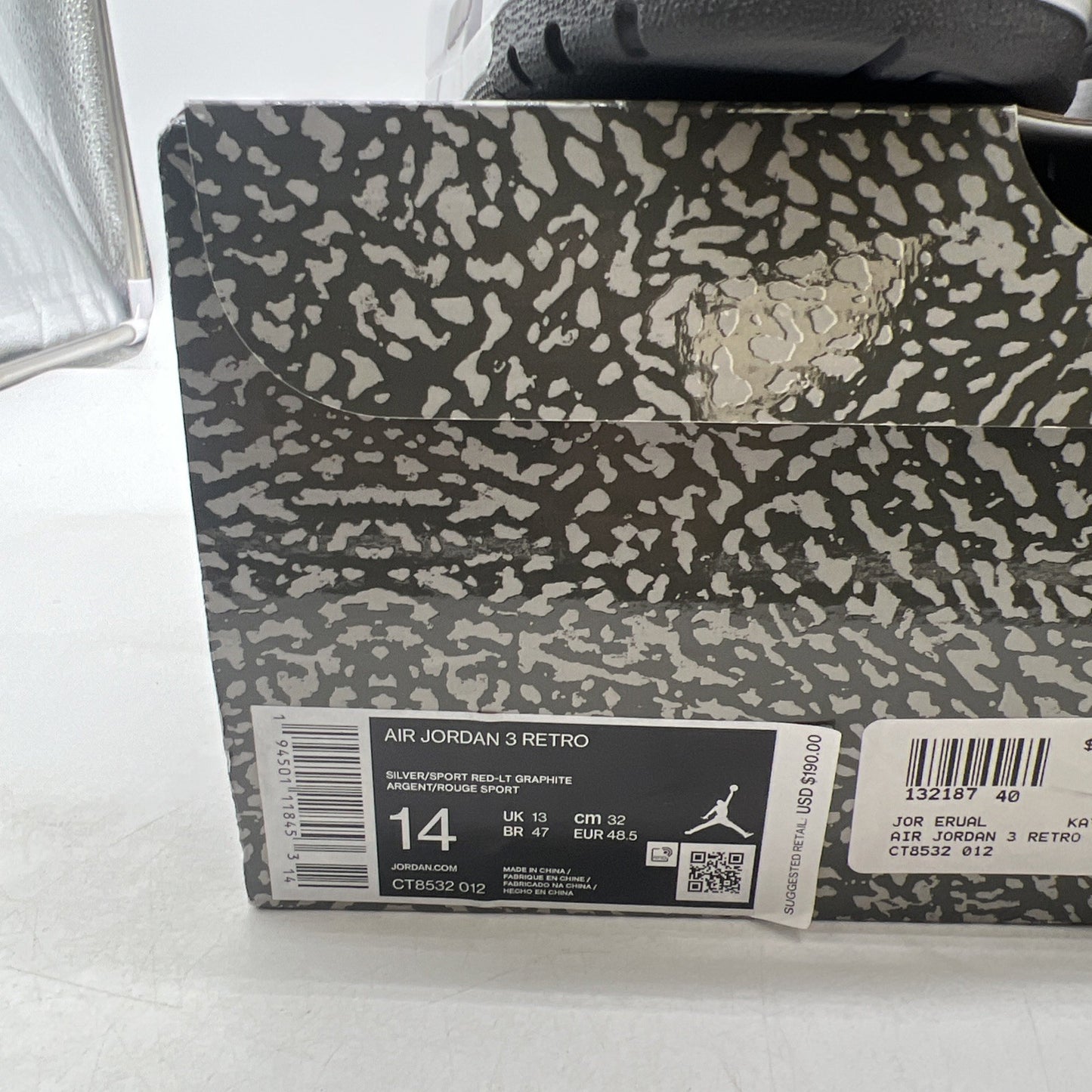 Size 14 - Air Jordan 3 Retro Mid Cool Grey (CT8532-012)