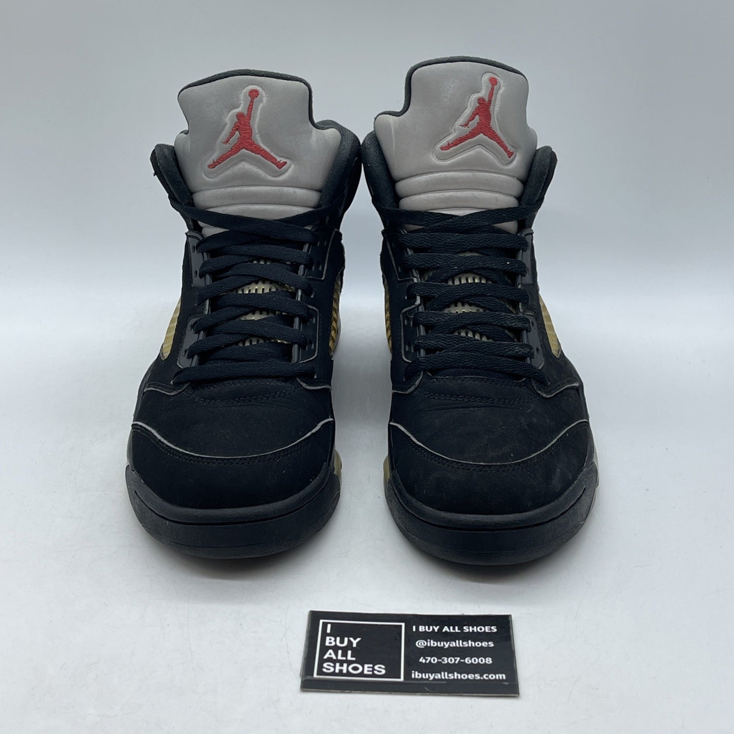 Size 9.5 - Air Jordan 5 OG Mid Metallic Silver (845035-003)