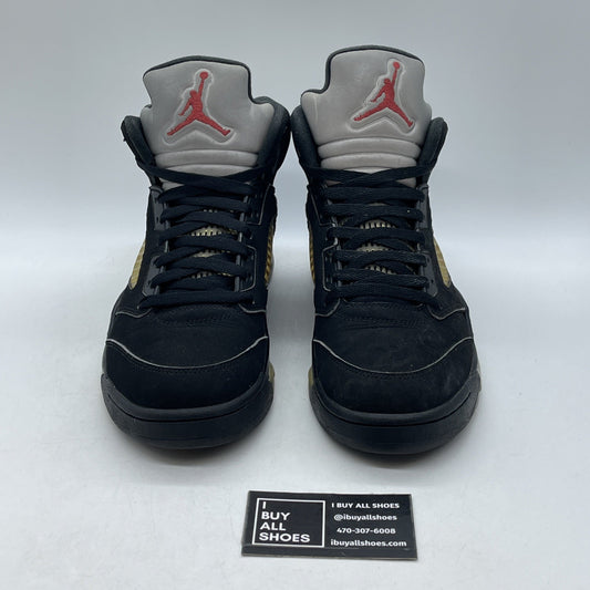 Size 9.5 - Air Jordan 5 OG Mid Metallic Silver (845035-003)