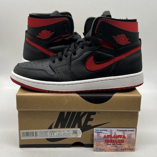 Size 11 - Air Jordan 1 Zoom Comfort Black University Red W White Red Black