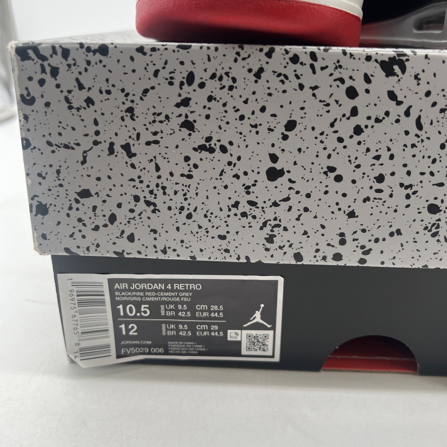 Size 10.5 - Air Jordan 4 Retro Bred Reimagined (FV5029-006)