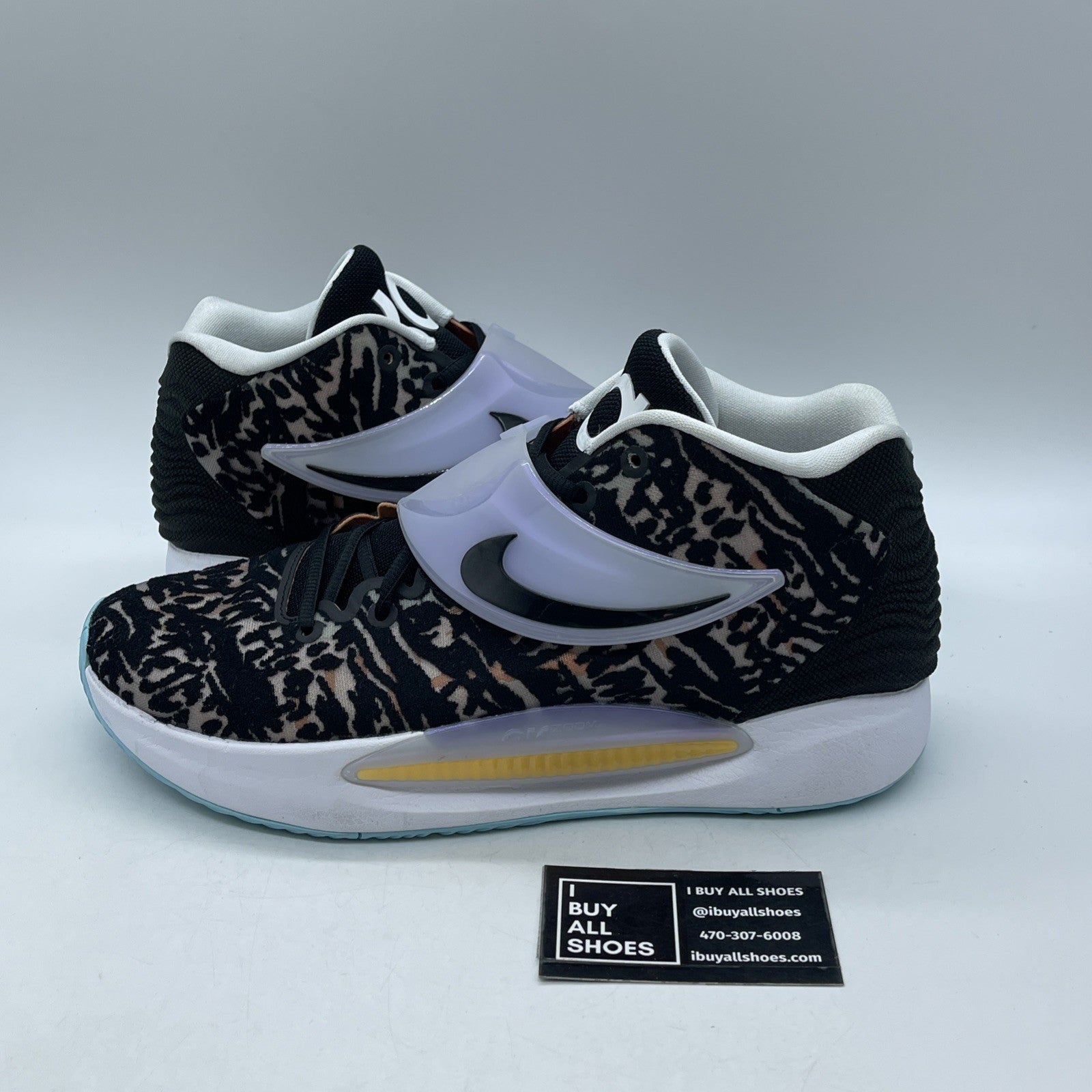 Size 11.5 - Nike KD 14 Black White (CW3935-001)