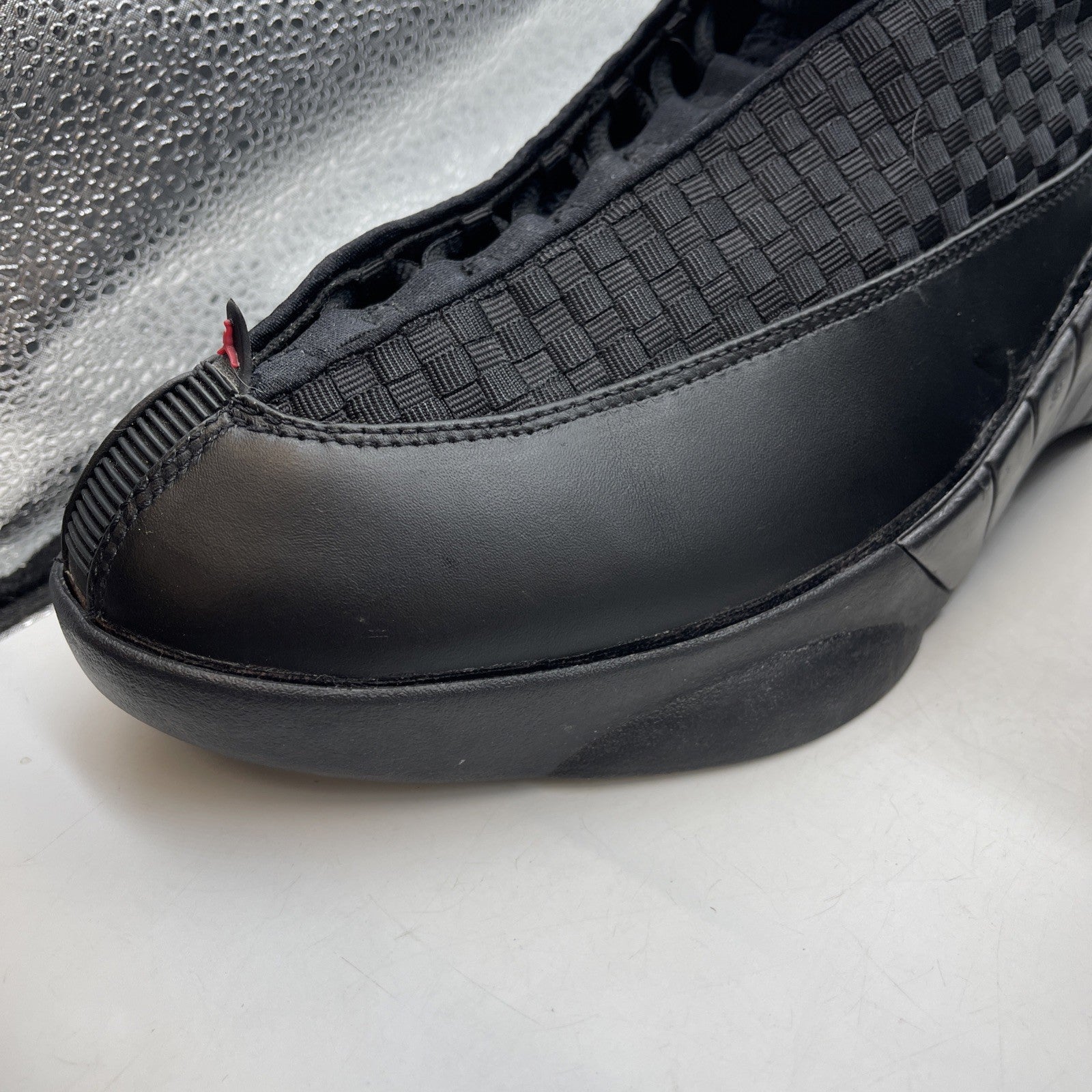 Size 11.5 - Air Jordan 15 Retro 2007 Stealth Black Leather (317111-061)