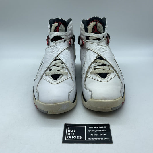 Size 9 - Air Jordan 8 Retro Alternate White Red Black Leather (305381-104)
