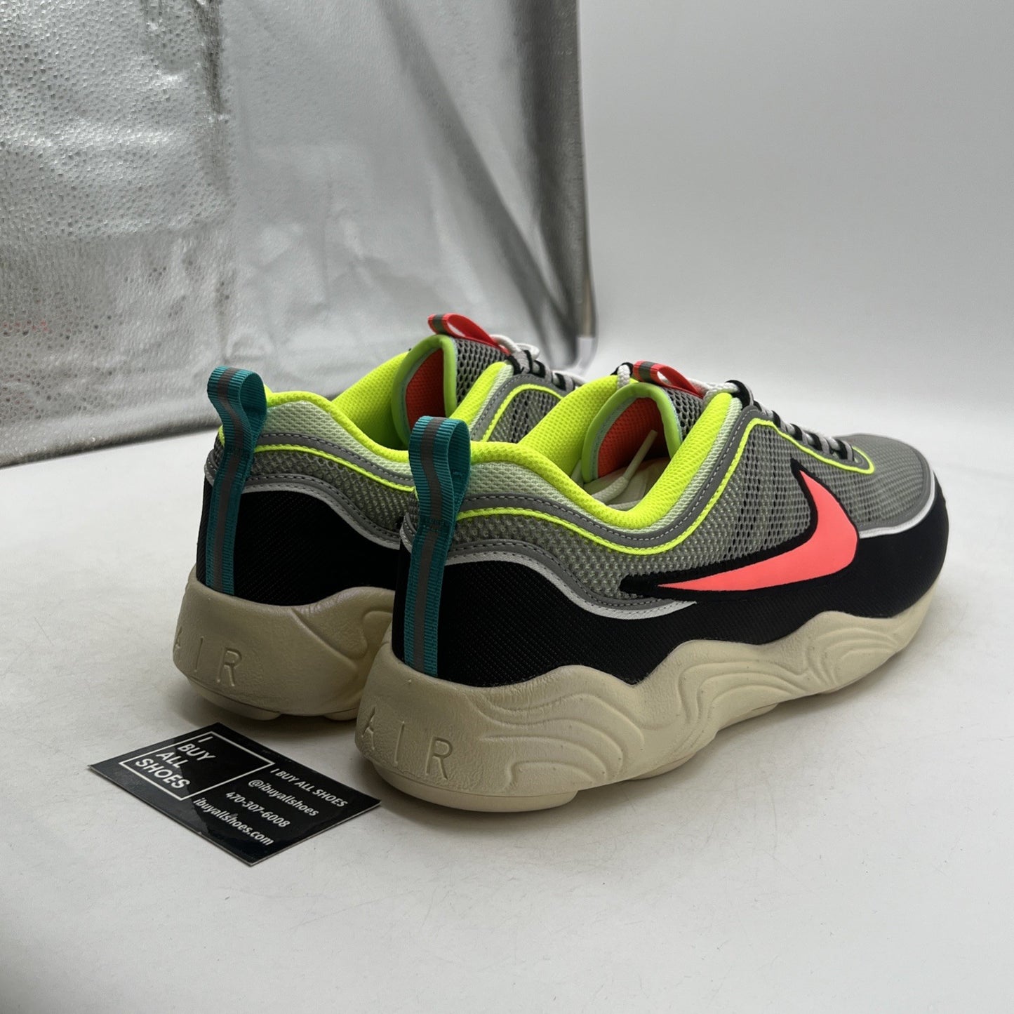 Size 14 - Nike Air Zoom Spiridon Barely Volt Hot Punch (II1237-701)