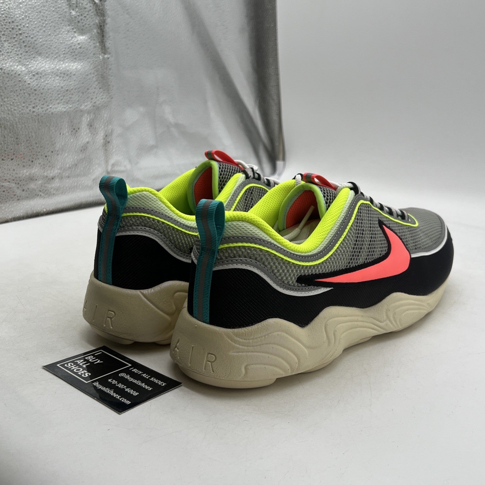 Size 14 - Nike Air Zoom Spiridon Barely Volt Hot Punch (II1237-701)