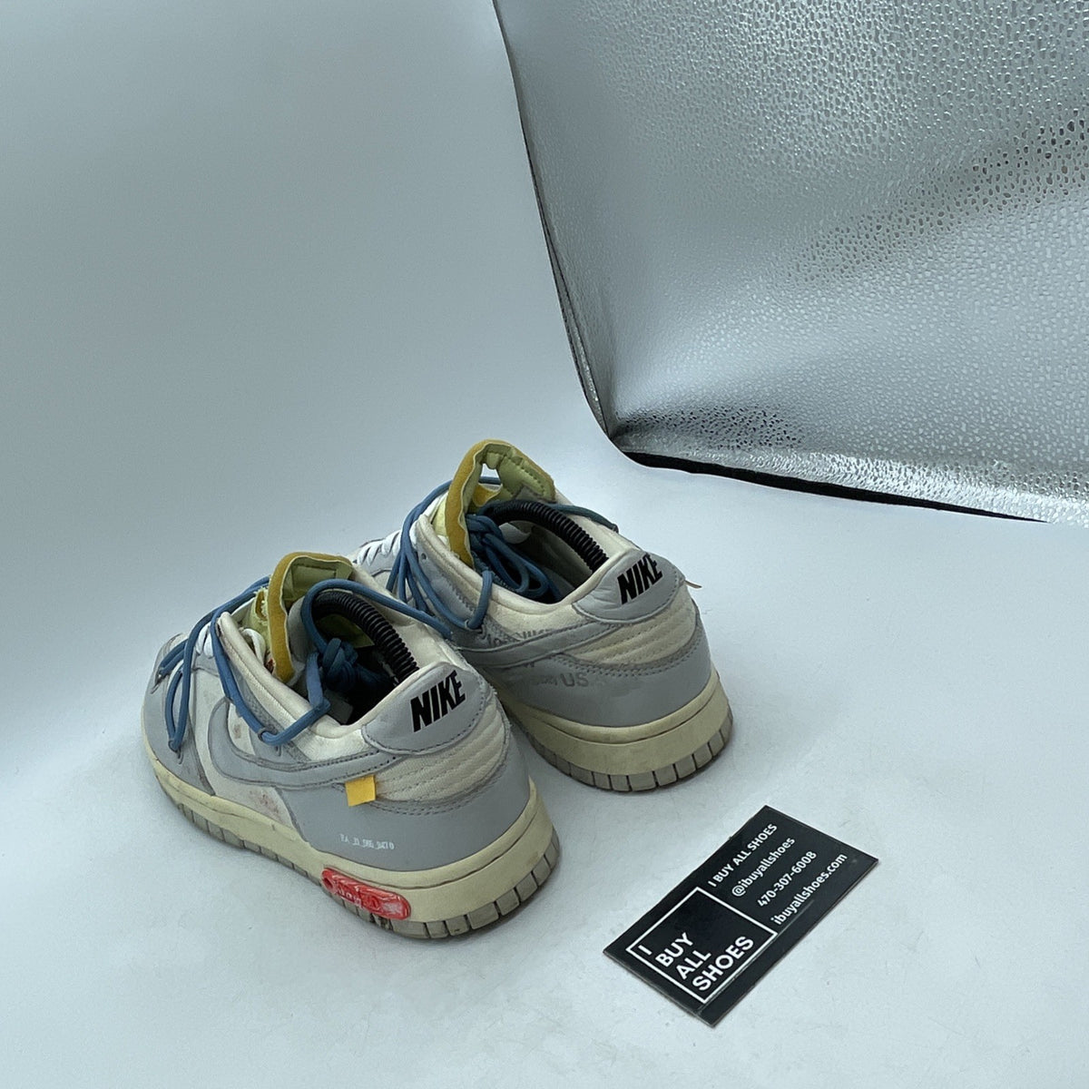 Size 8 - Off-White x Nike Dunk Low Lot 05 of 50 (DM1602-113)