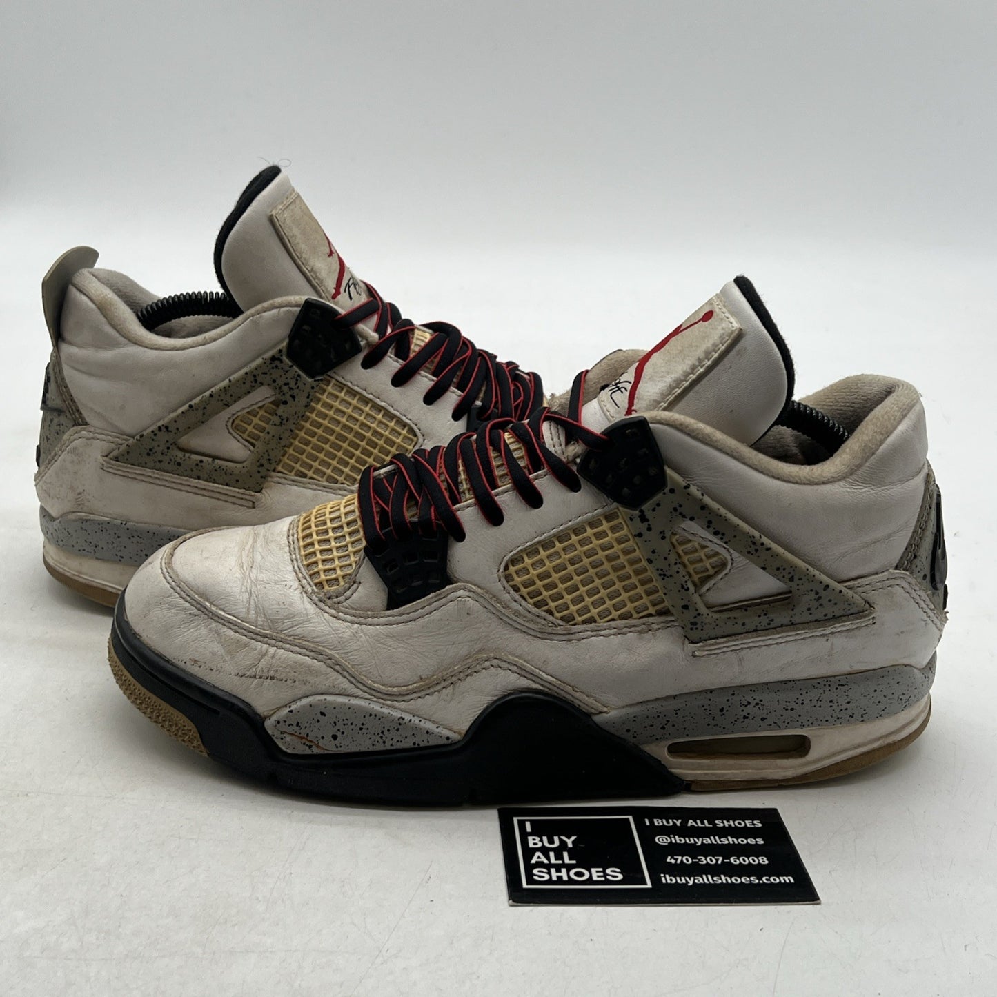 Size 8 - Air Jordan 4 Retro OG Mid White Cement (840606-192)
