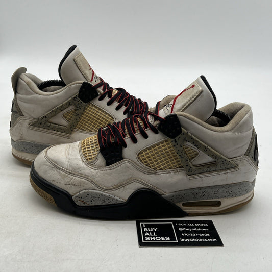 Size 8 - Air Jordan 4 Retro OG Mid White Cement (840606-192)