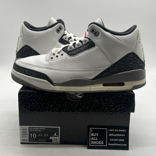 Size 10 - Air Jordan 3 Retro Cement Grey (CT8532-106)