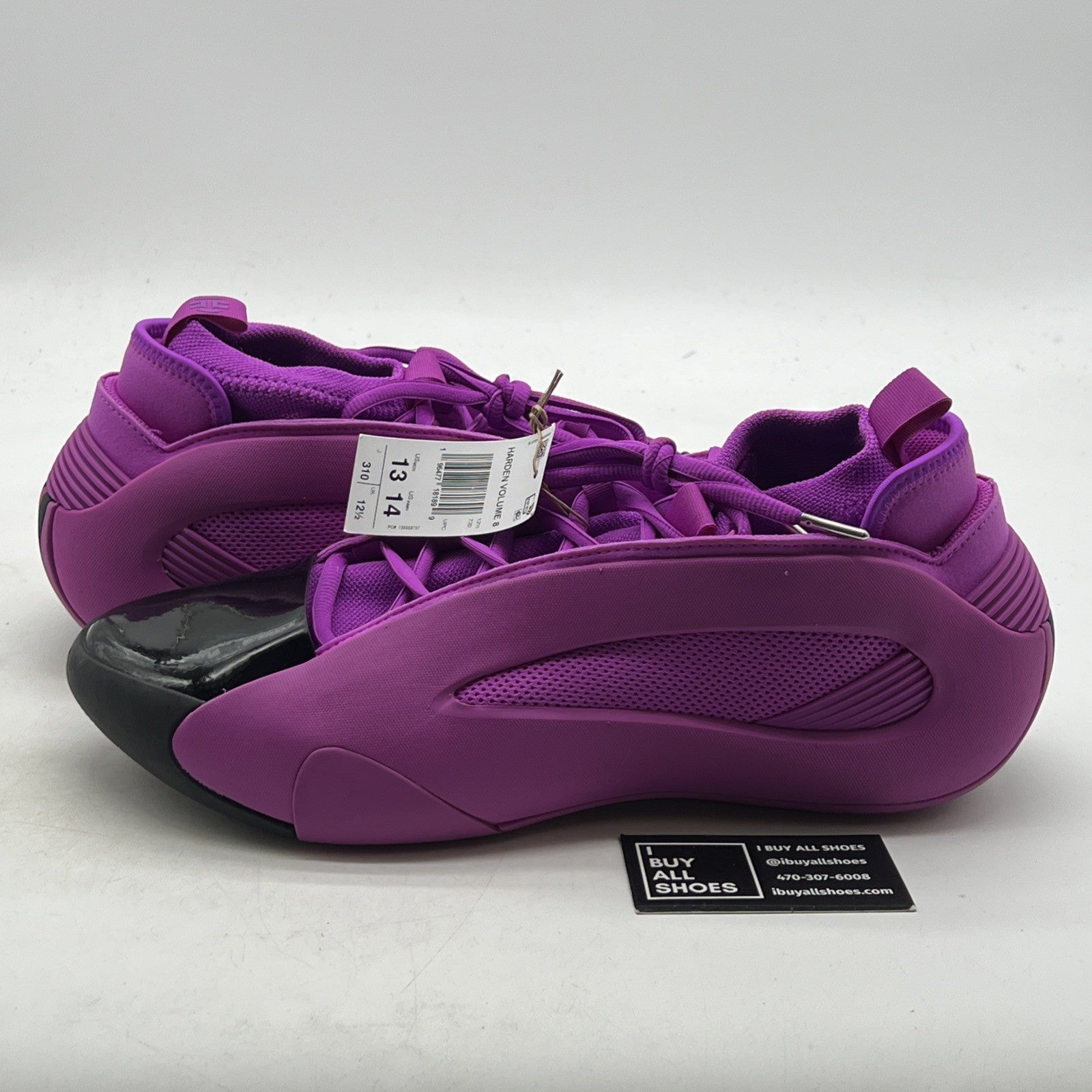 Size 13 - adidas Harden Vol. 8 Purple Burst (IG6647)