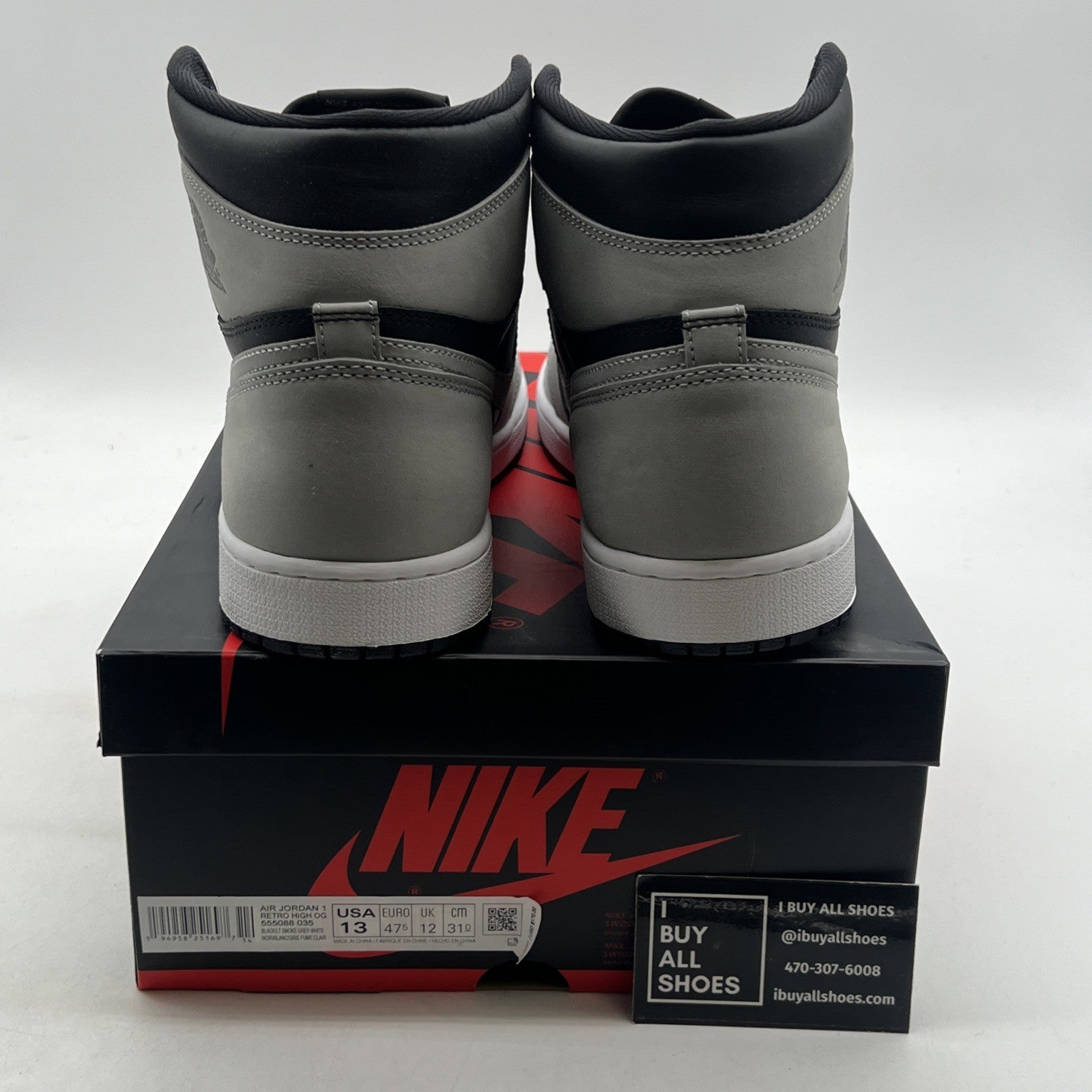 Size 13 - Air Jordan 1 Retro OG High Shadow 2.0 (555088-035)