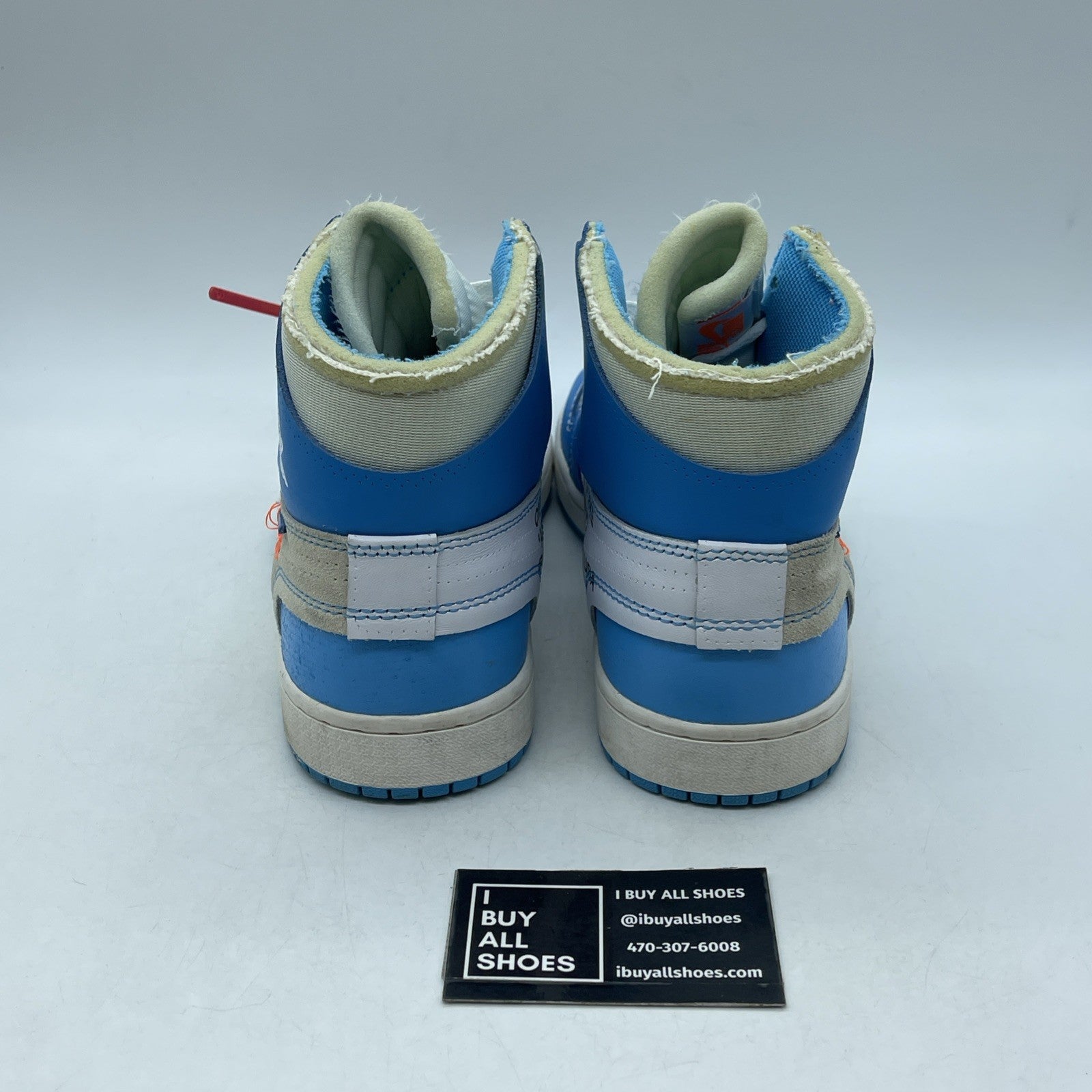Size 9.5 - Air Jordan 1 Retro OG x Off-White High UNC (AQ0818-148)
