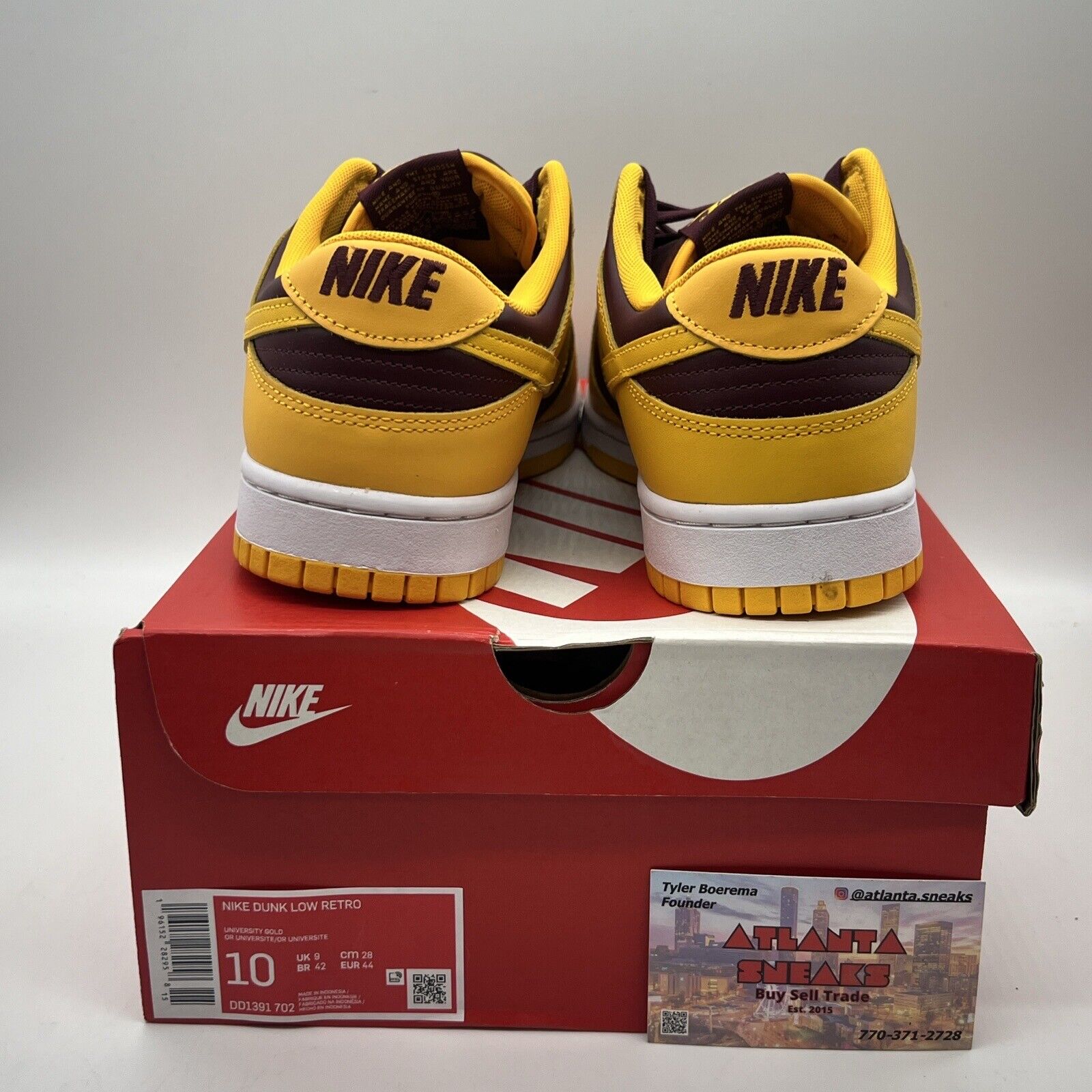 [DD1391-702] Mens Nike Dunk Low Retro 'Arizona State'