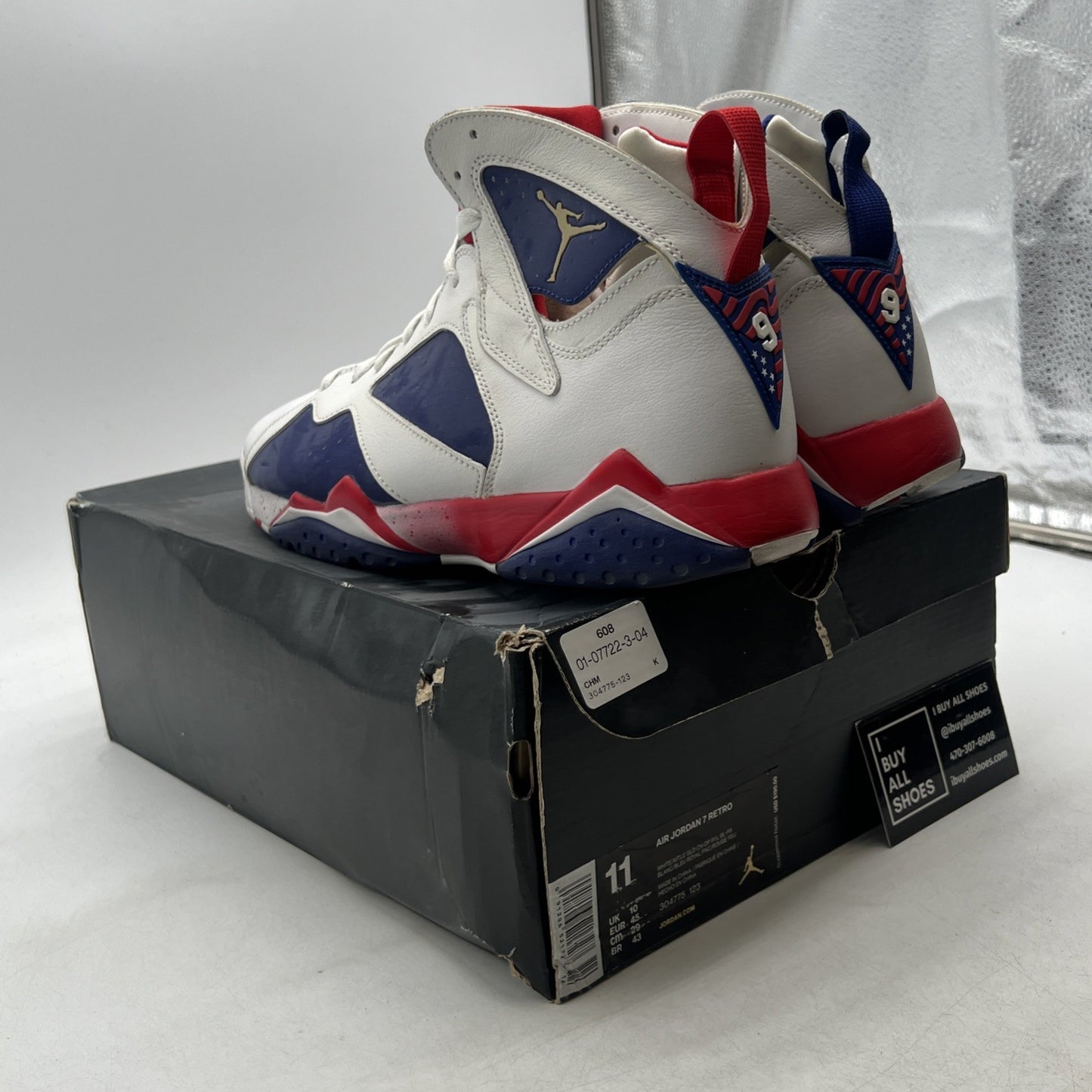 Size 11 - Air Jordan 7 Retro Tinker Alternate (304775-123)