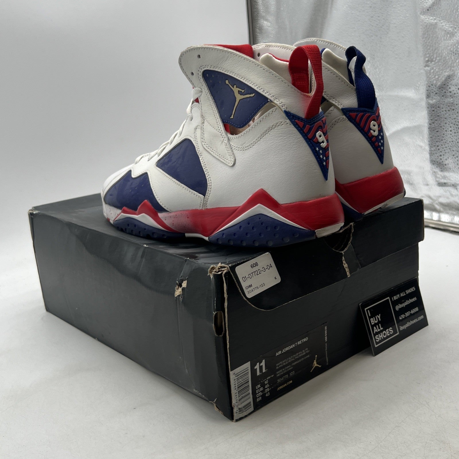 Size 11 - Air Jordan 7 Retro Tinker Alternate (304775-123)