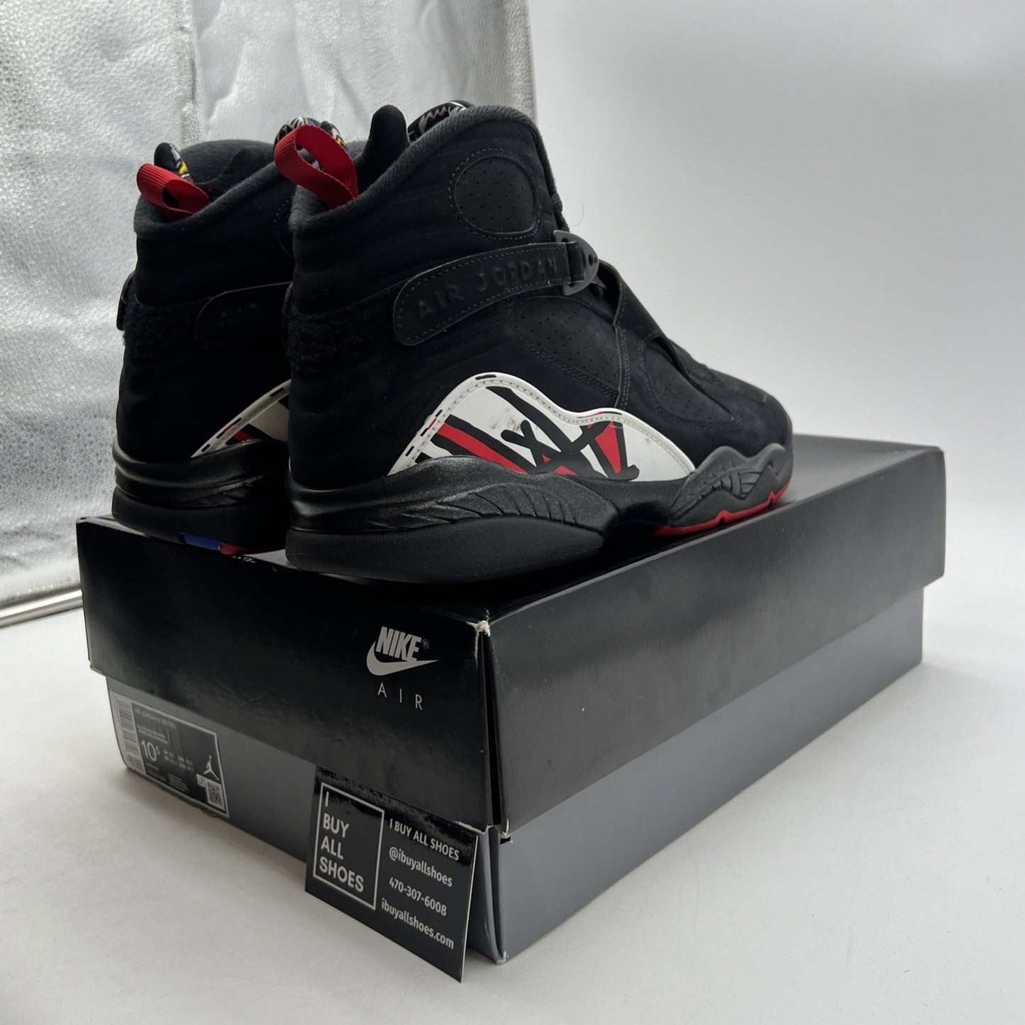 Size 10.5 - Air Jordan 8 Retro Mid Playoff (305381-062)