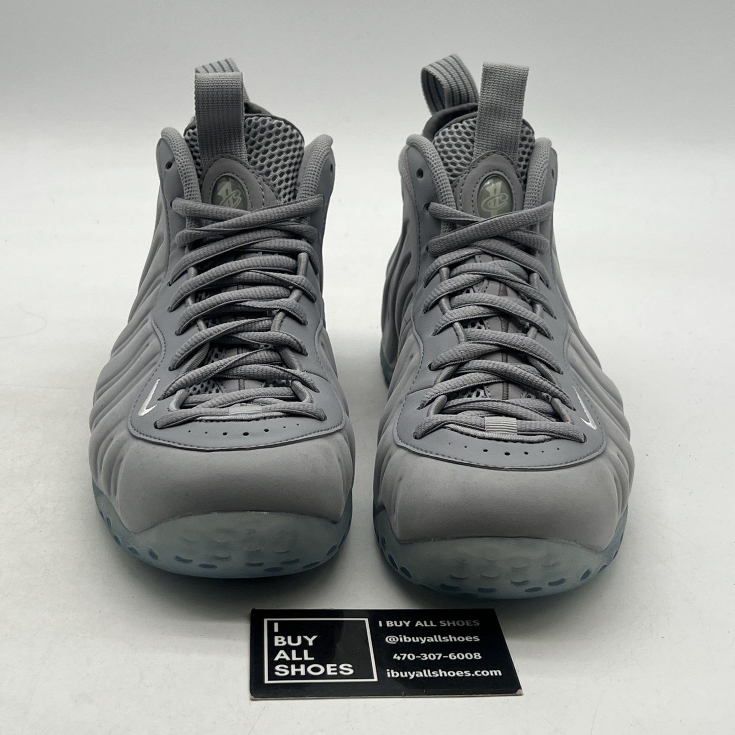 Size 9 - Nike Air Foamposite One PRM Wolf Grey (575420-001)
