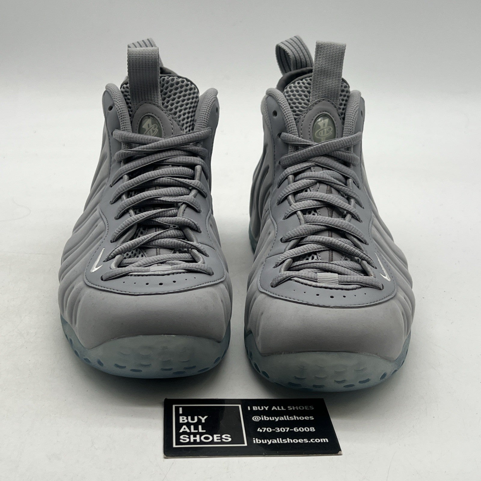 Size 9 - Nike Air Foamposite One PRM Wolf Grey (575420-001)