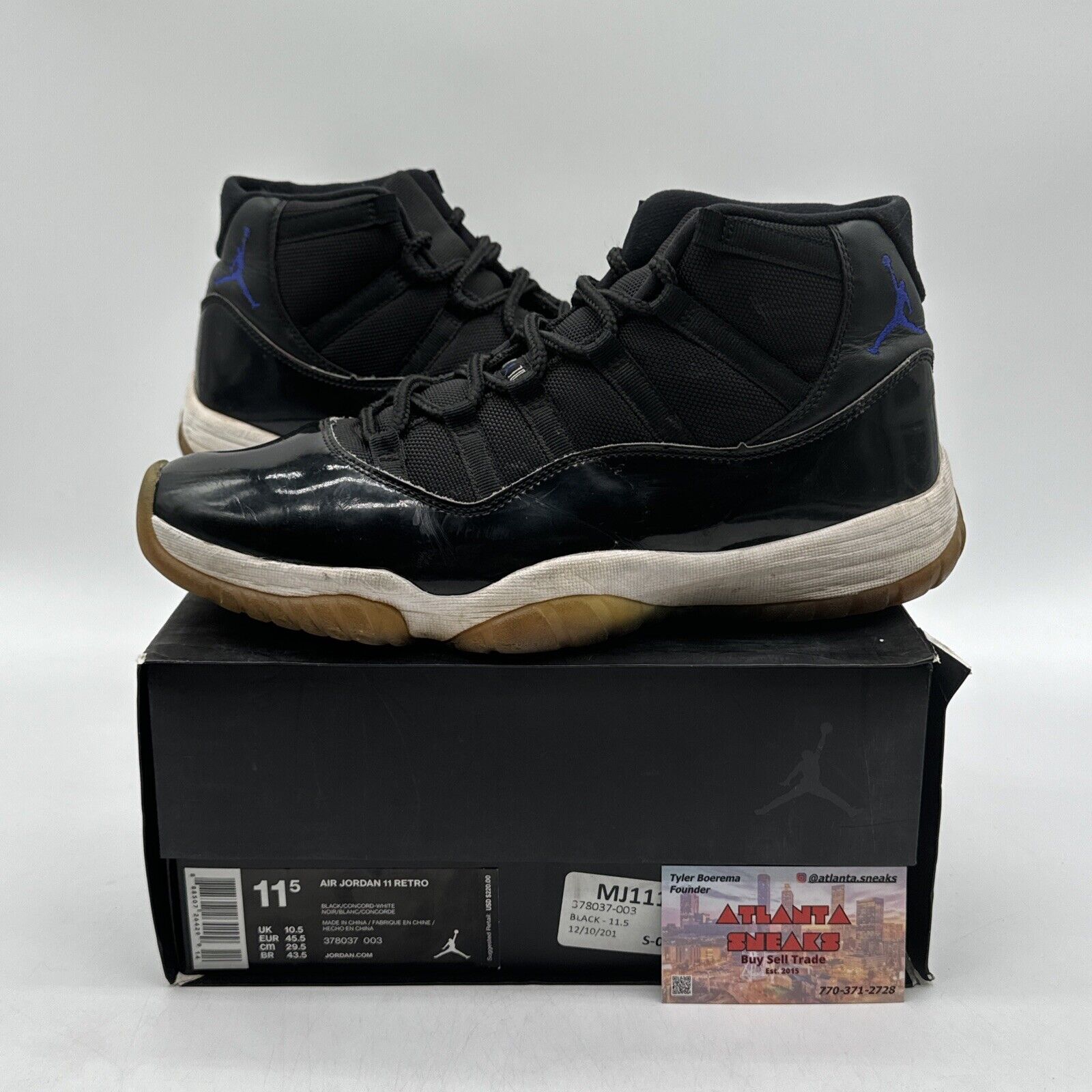 Size 11.5 - Jordan 11 Retro High Space Jam