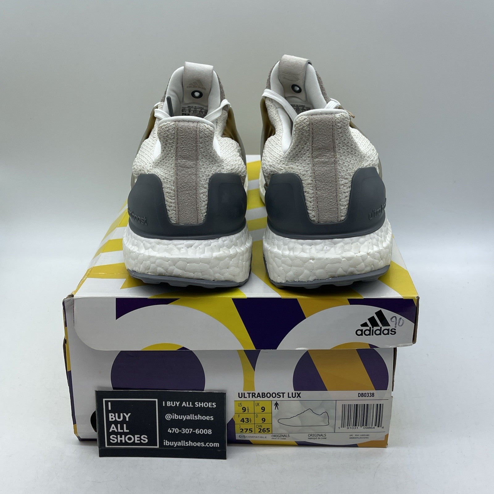 Size 9.5 - adidas Sneakersnstuff x Social Status x UltraBoost Lux Vintage White