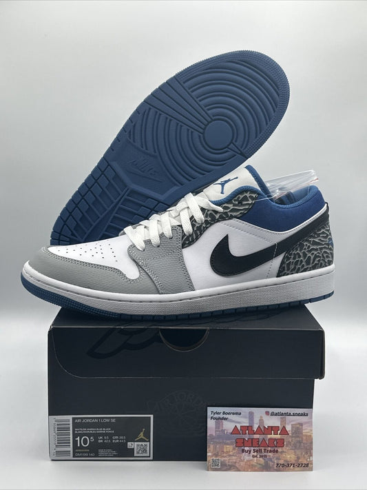 Size 10.5 - Jordan 1 Low True Blue